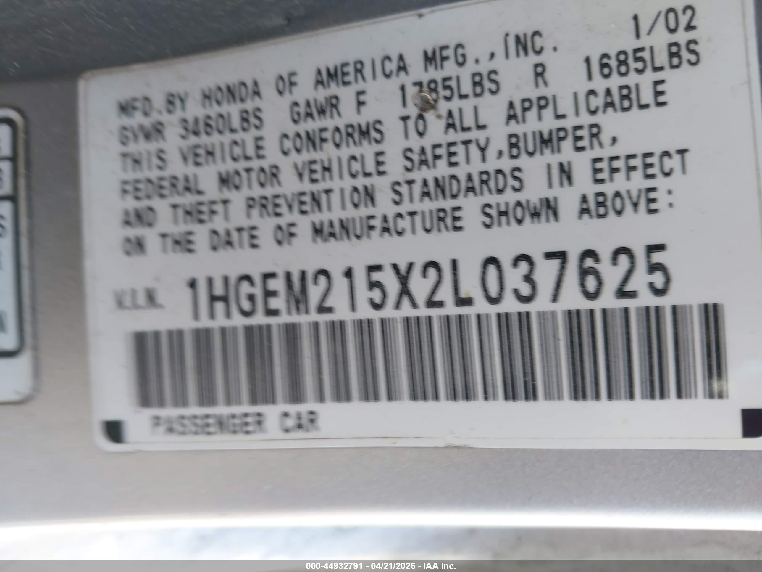 HONDA CIVIC image 9
