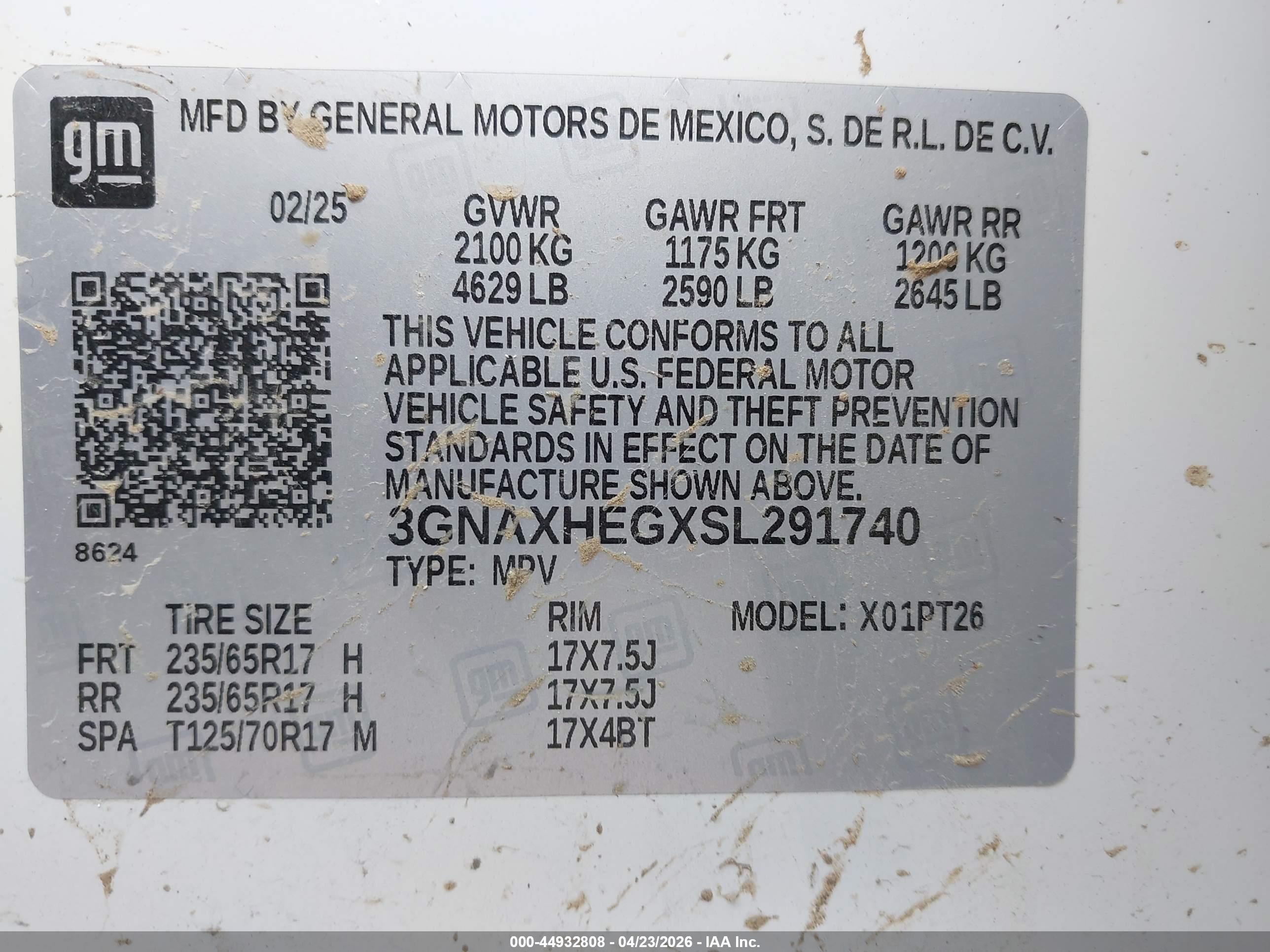 CHEVROLET EQUINOX image 9