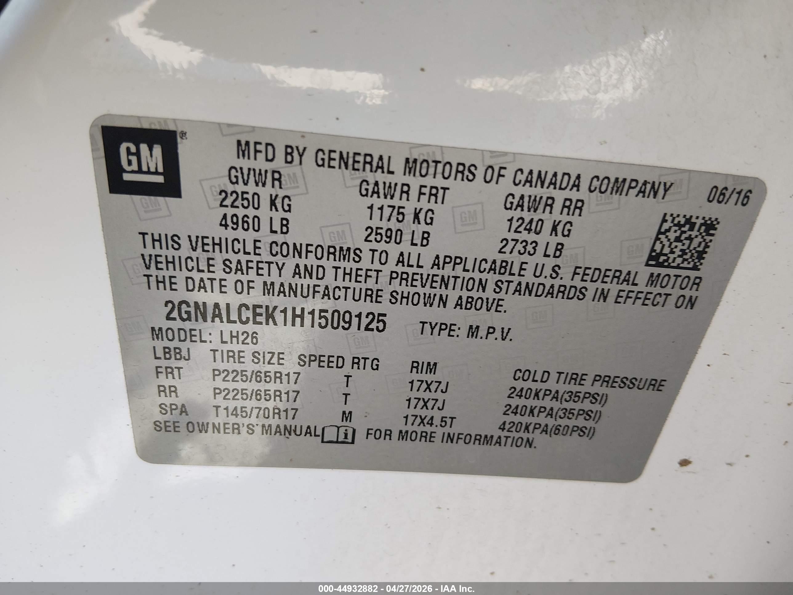 CHEVROLET EQUINOX image 9