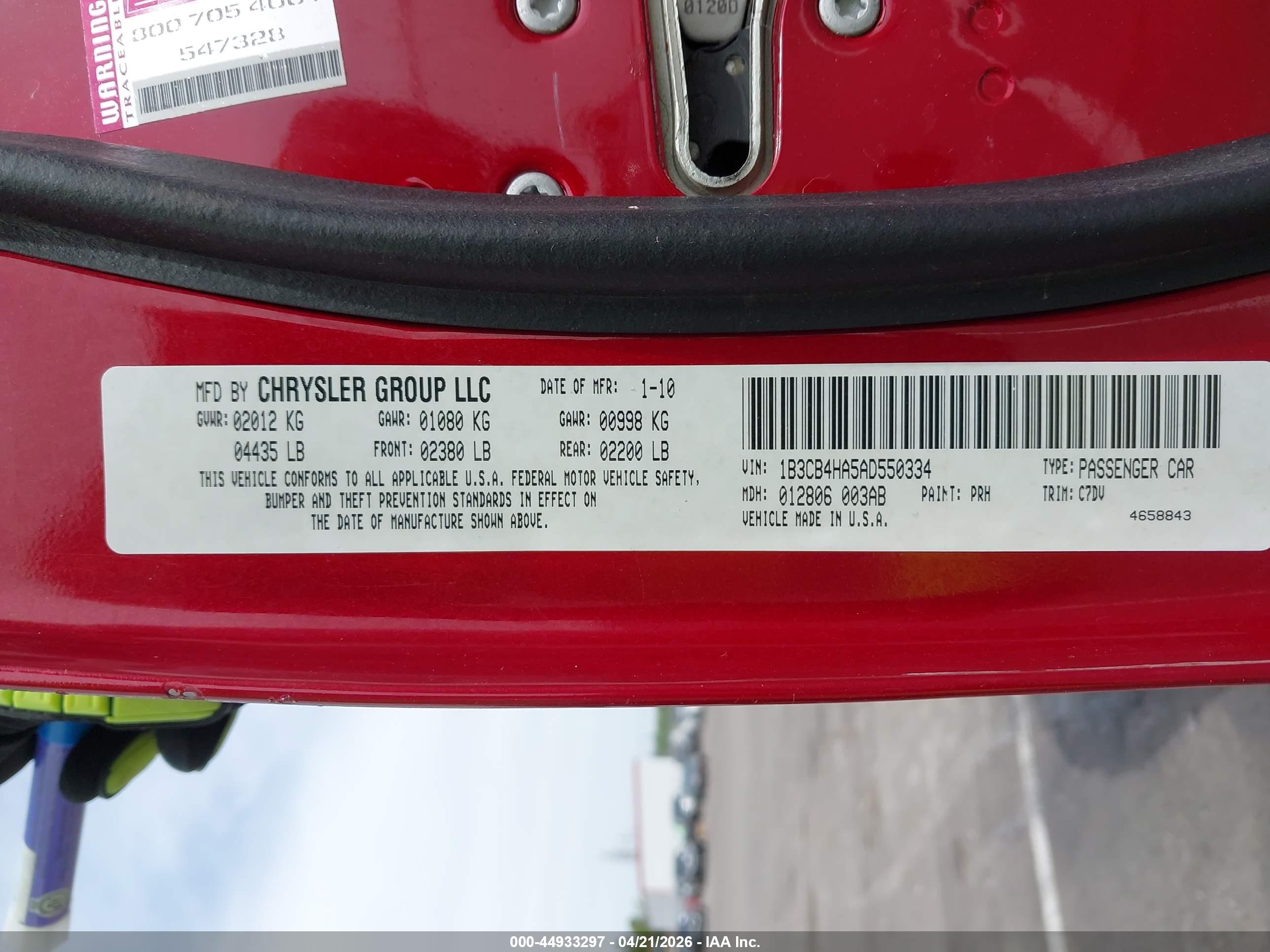 DODGE CALIBER image 9