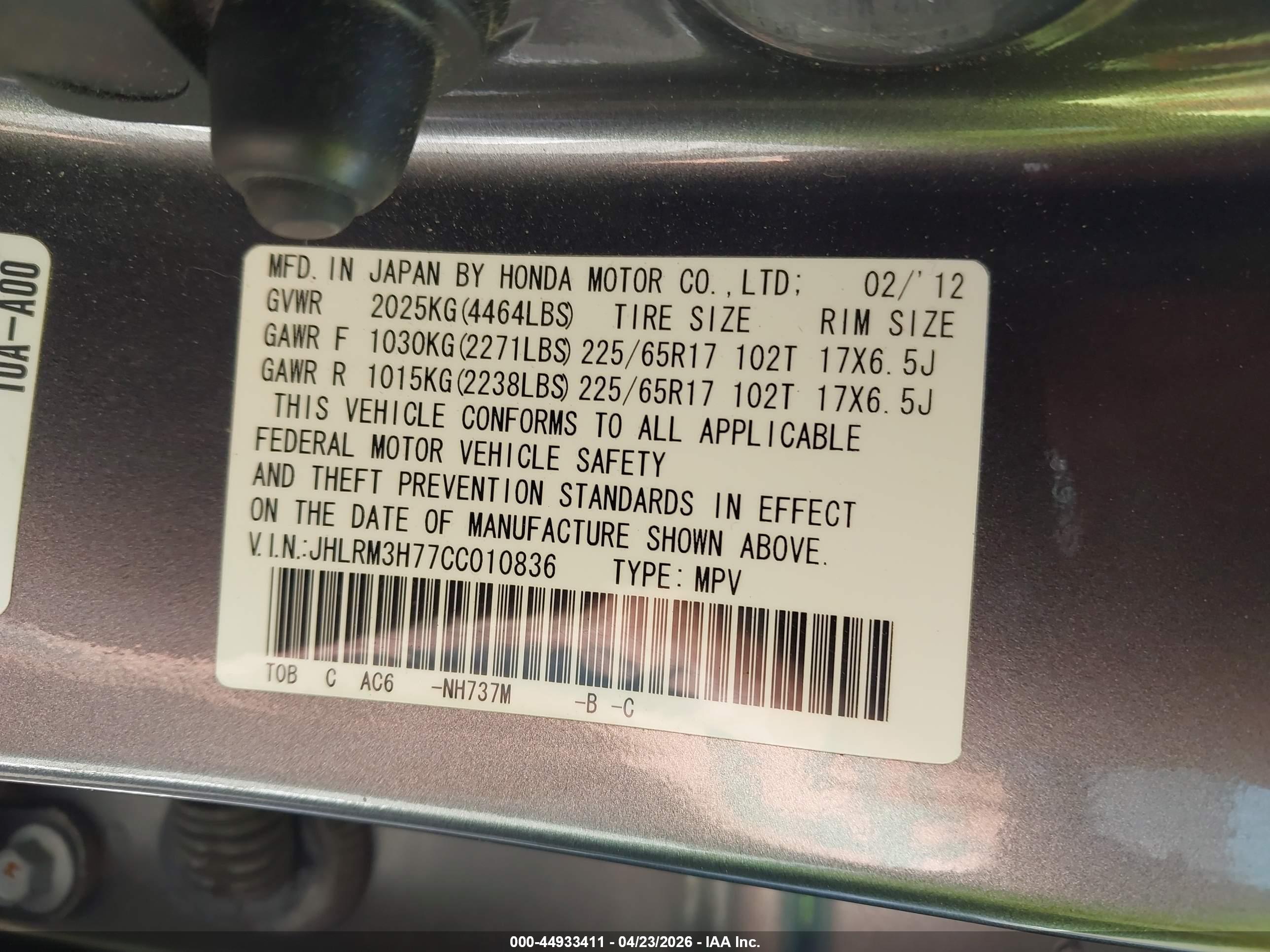 HONDA CR-V image 9