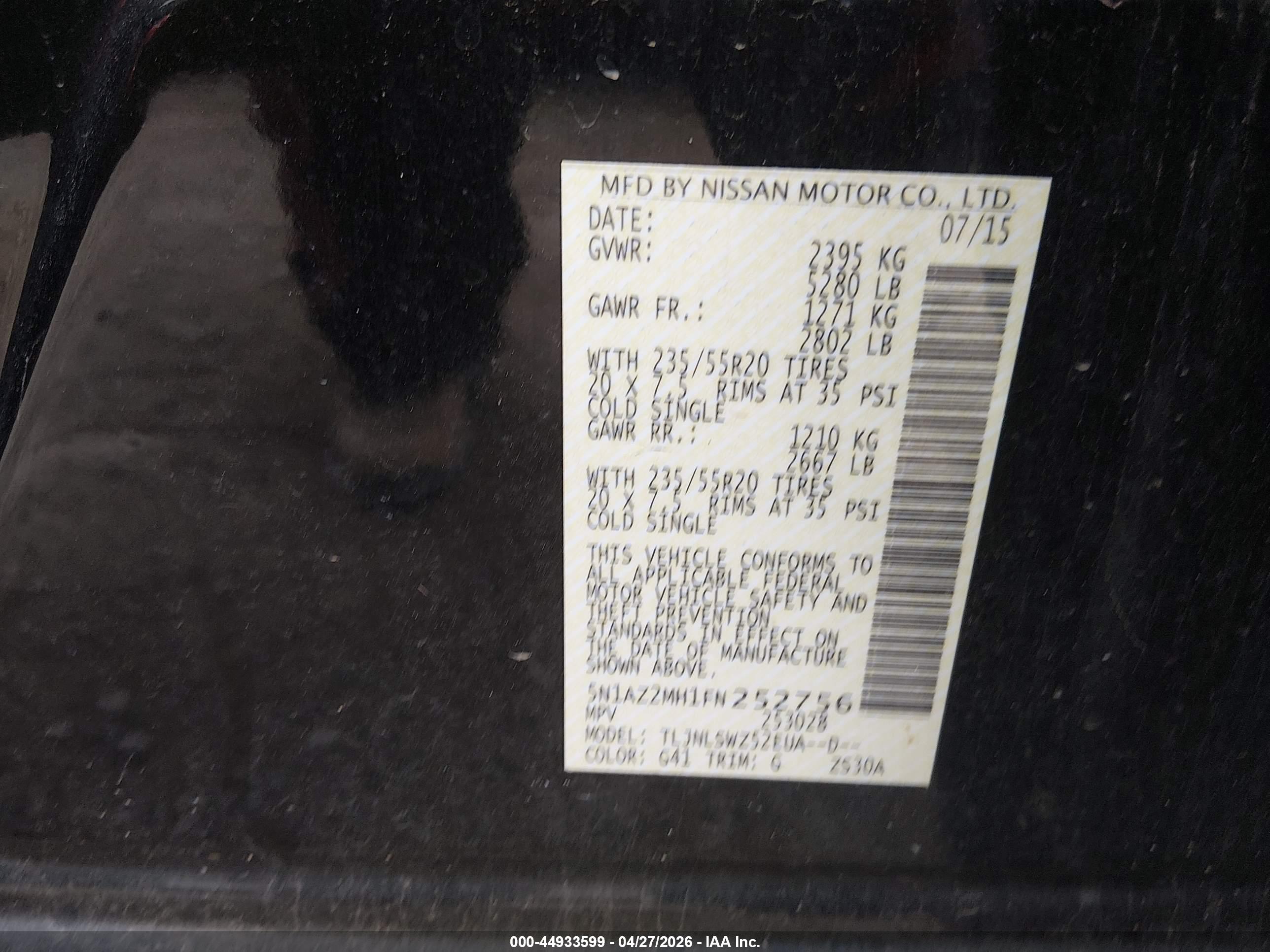 NISSAN MURANO image 9