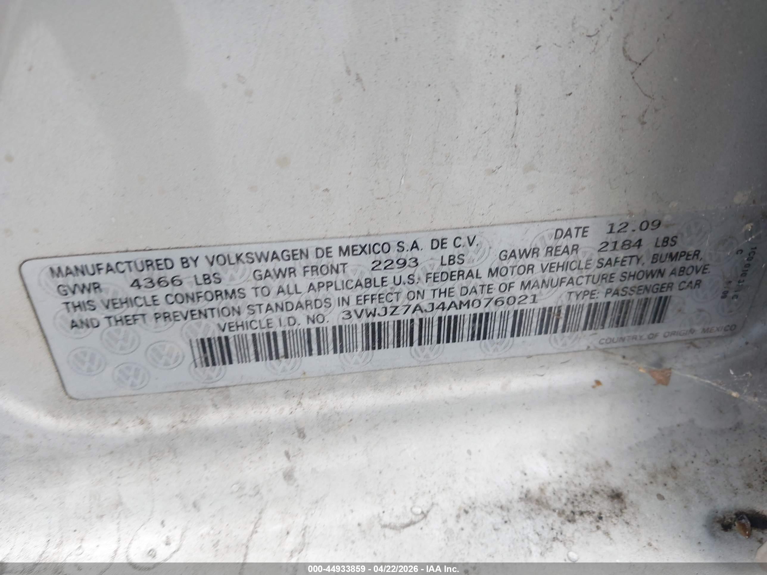 VOLKSWAGEN JETTA image 9