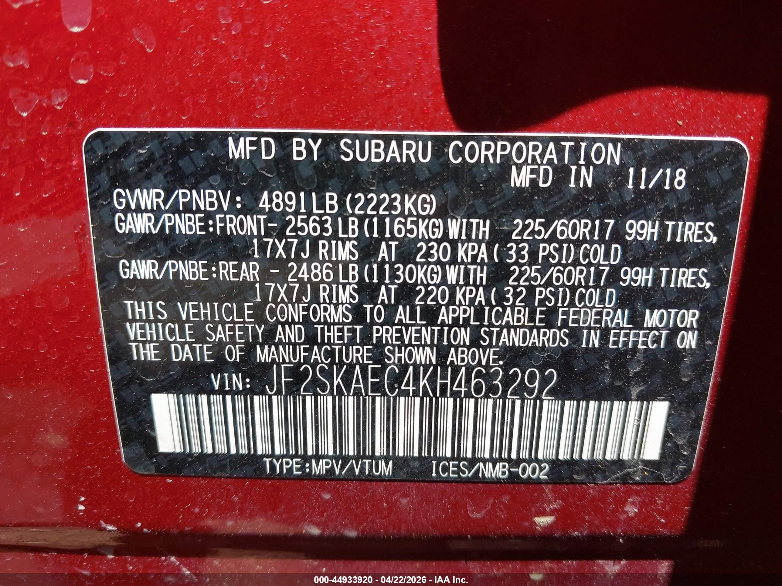 SUBARU FORESTER image 9