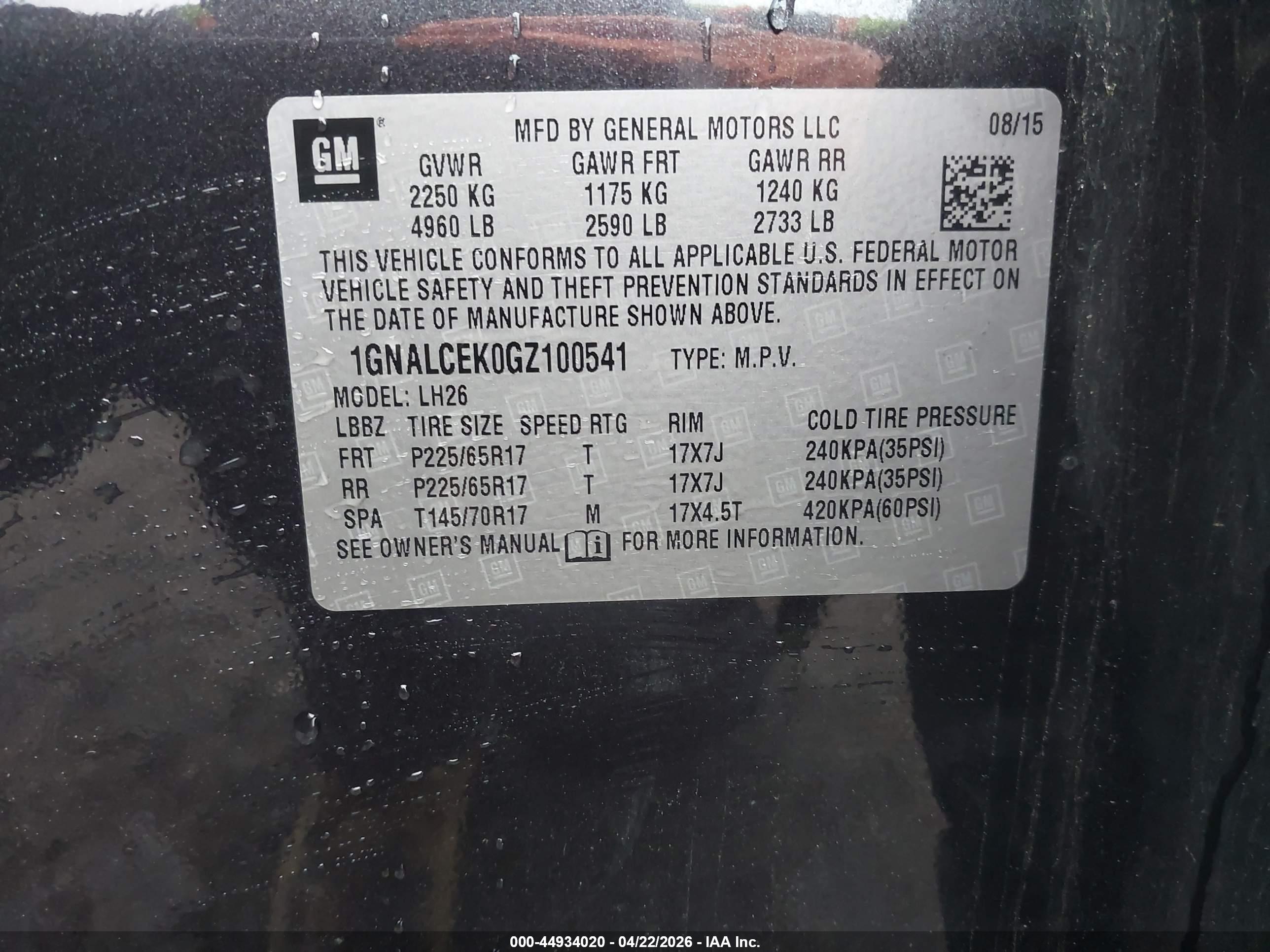 CHEVROLET EQUINOX image 9