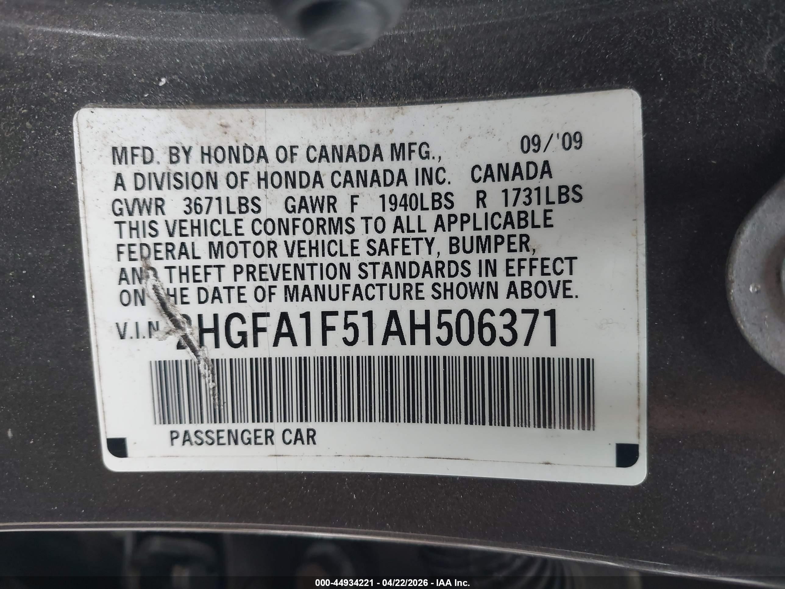 HONDA CIVIC image 9