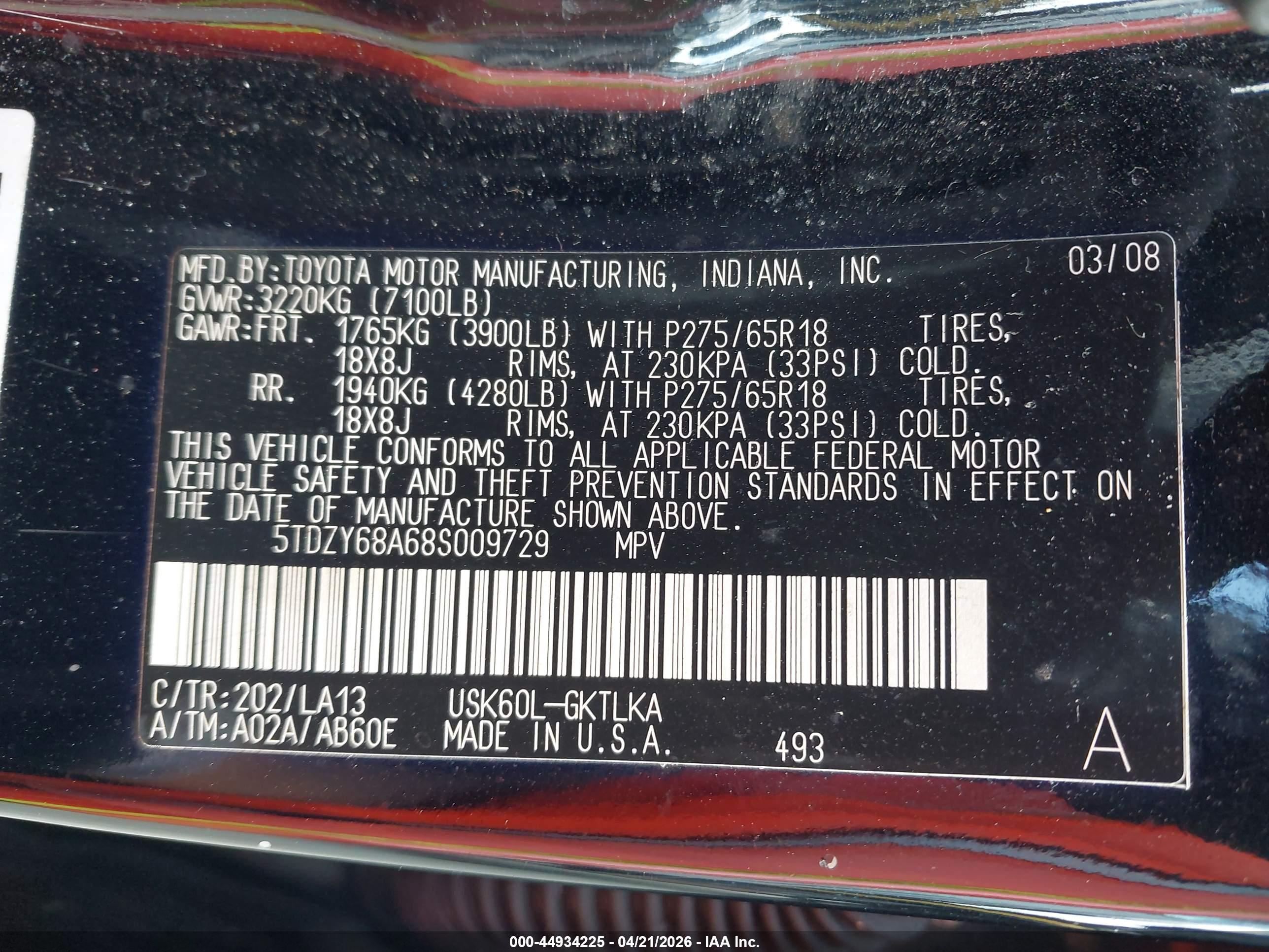 TOYOTA SEQUOIA image 9