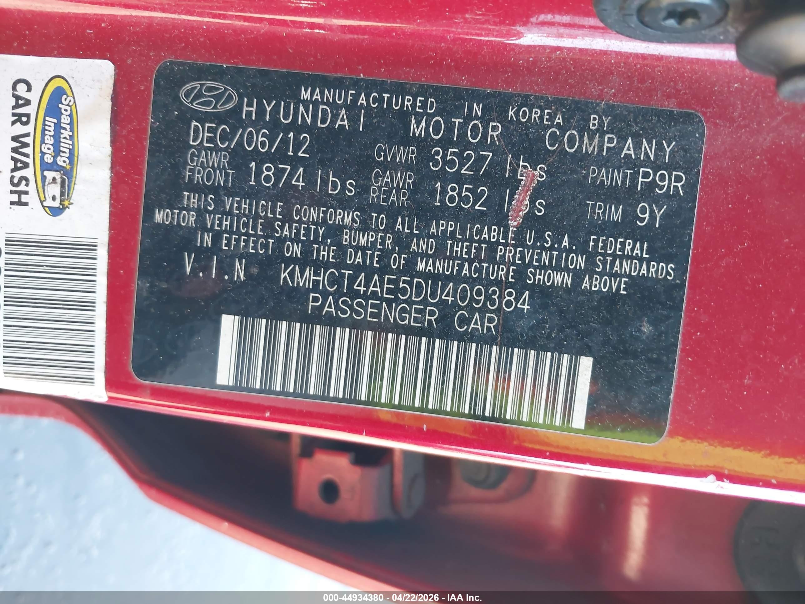 HYUNDAI ACCENT image 9