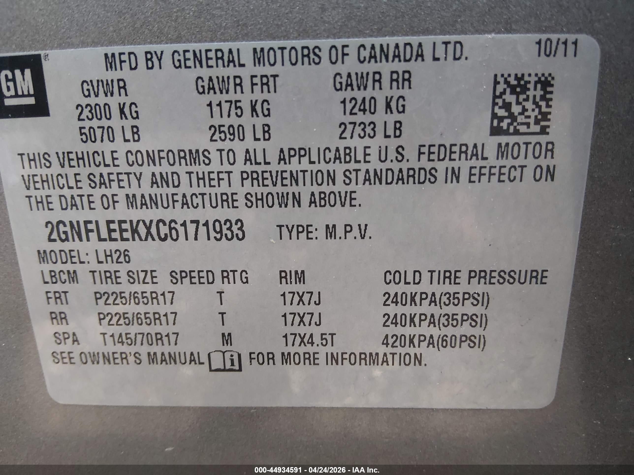 CHEVROLET EQUINOX image 9