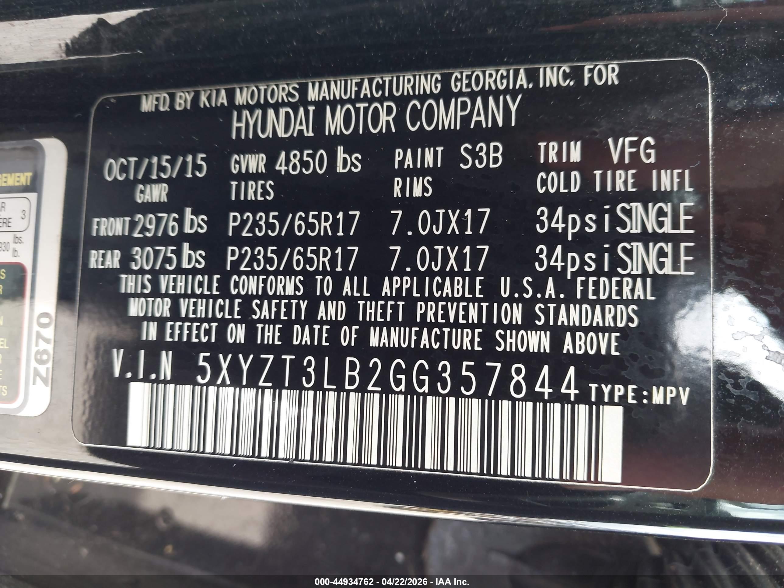 HYUNDAI SANTA image 9