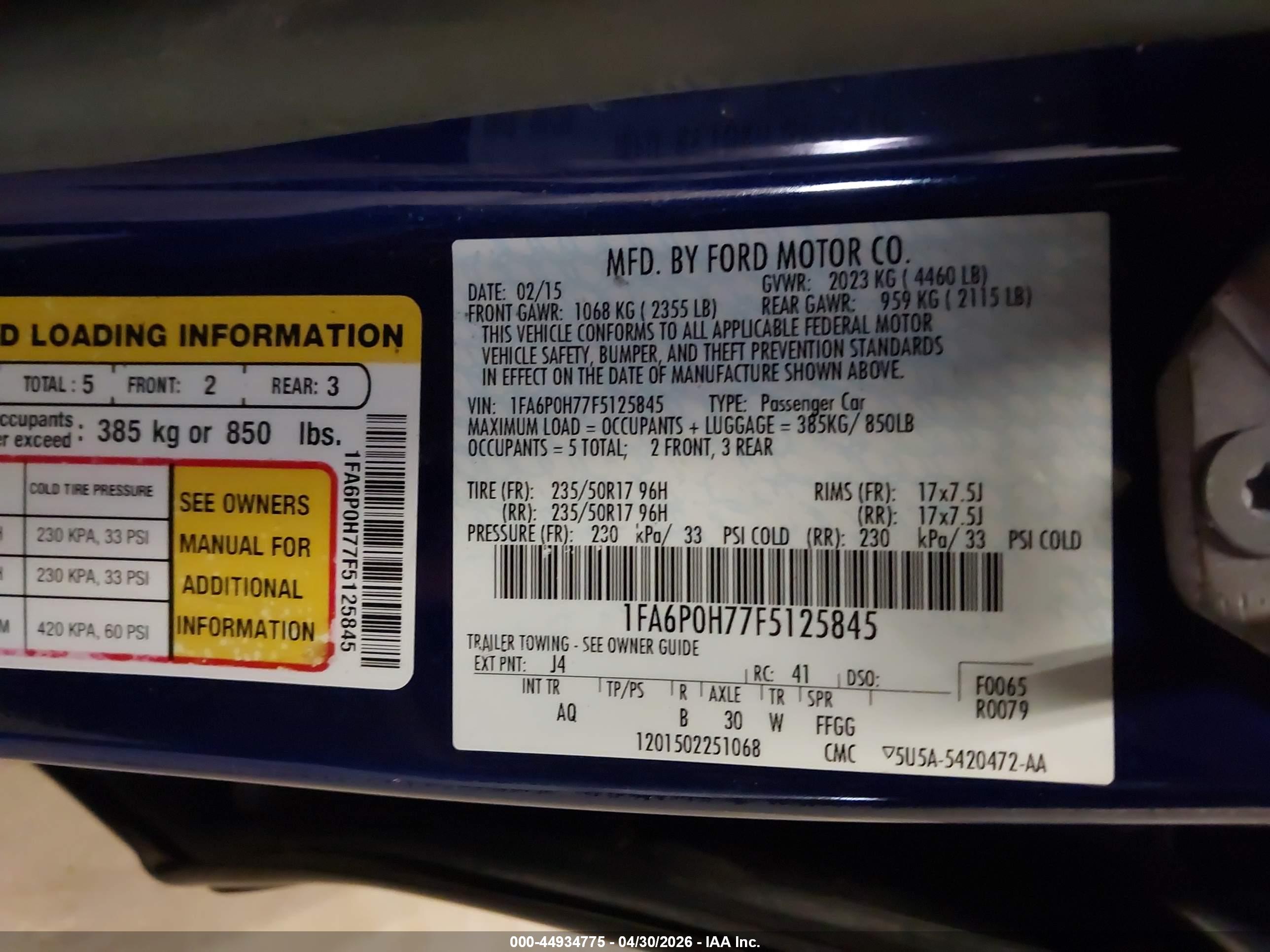 FORD FUSION image 9