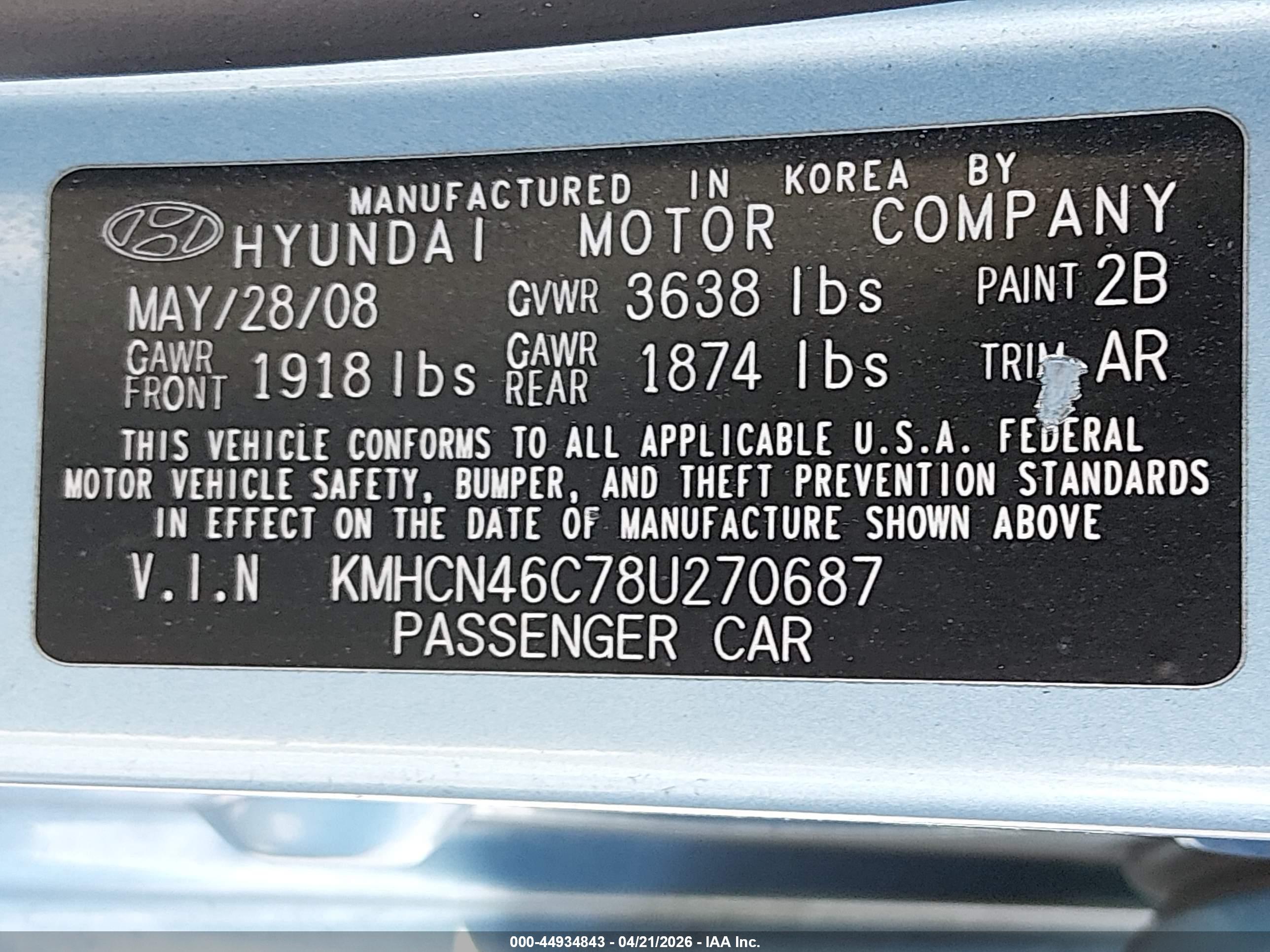 HYUNDAI ACCENT image 9