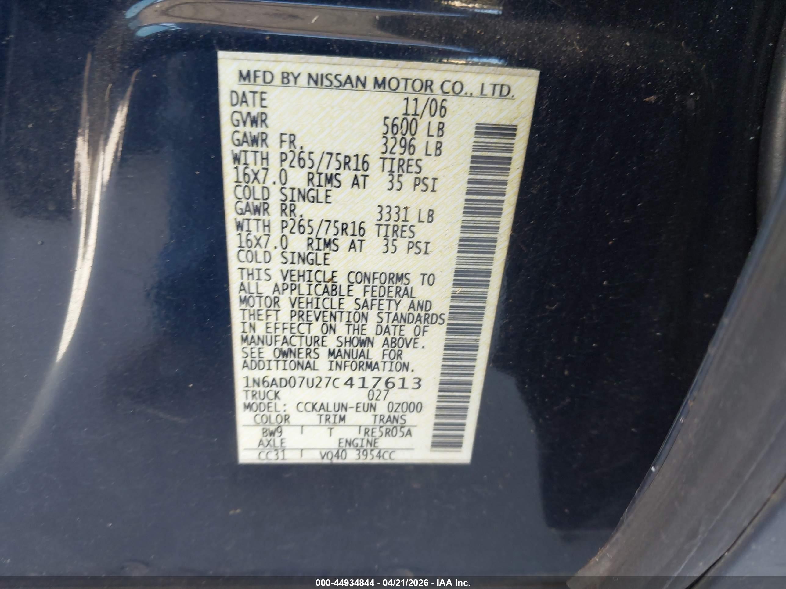 NISSAN FRONTIER image 9