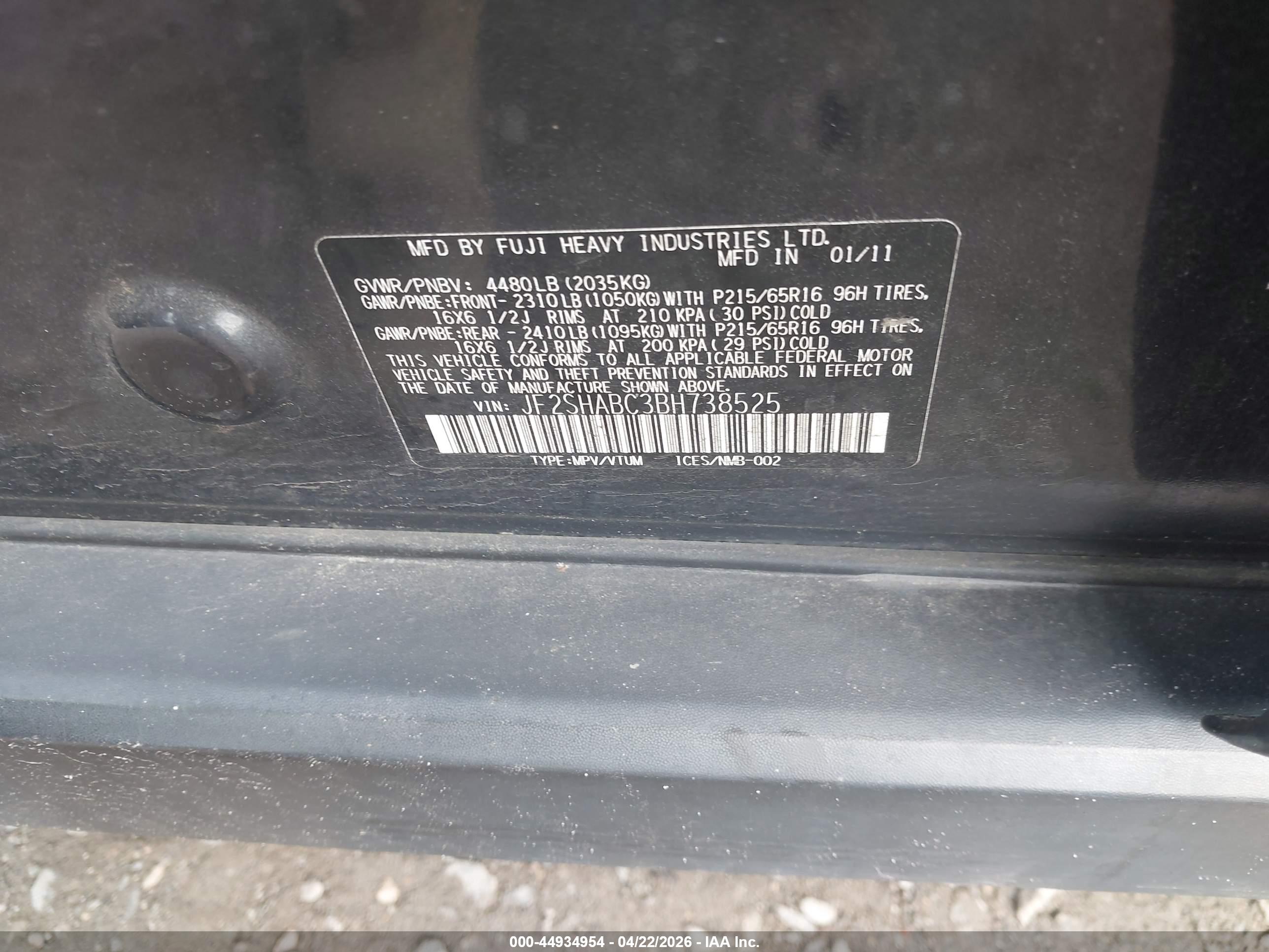 SUBARU FORESTER image 9