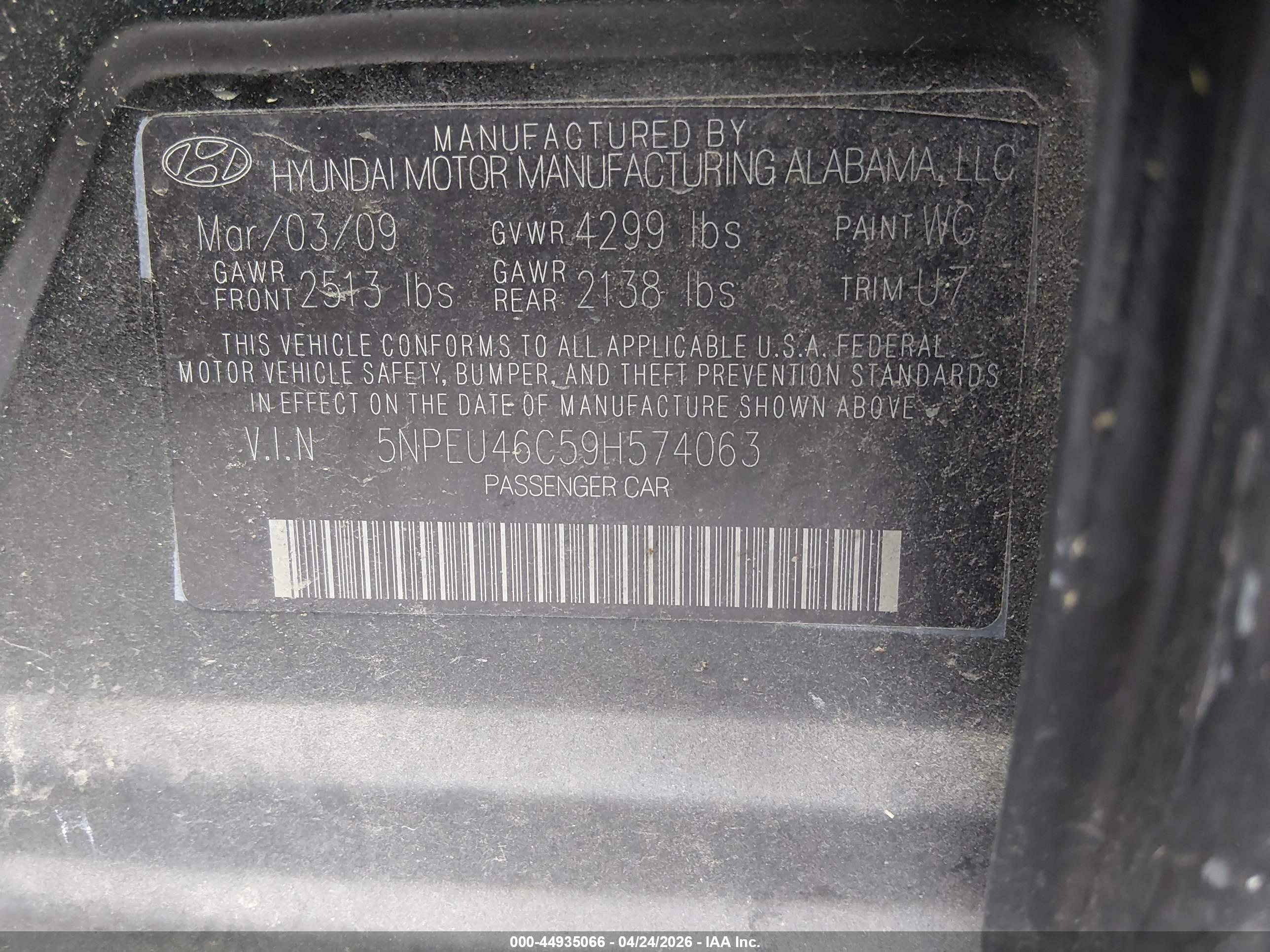 HYUNDAI SONATA image 9