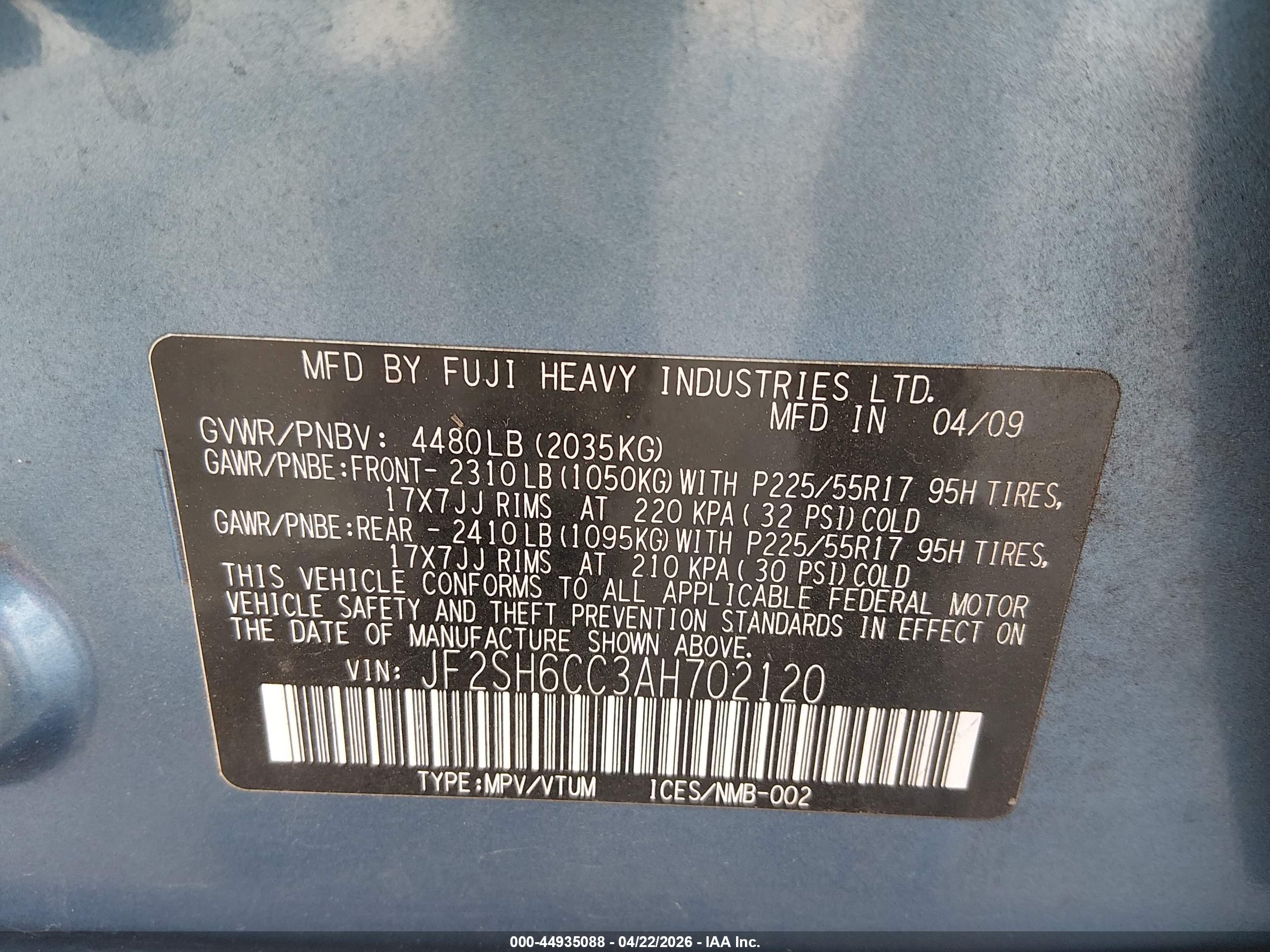 SUBARU FORESTER image 9