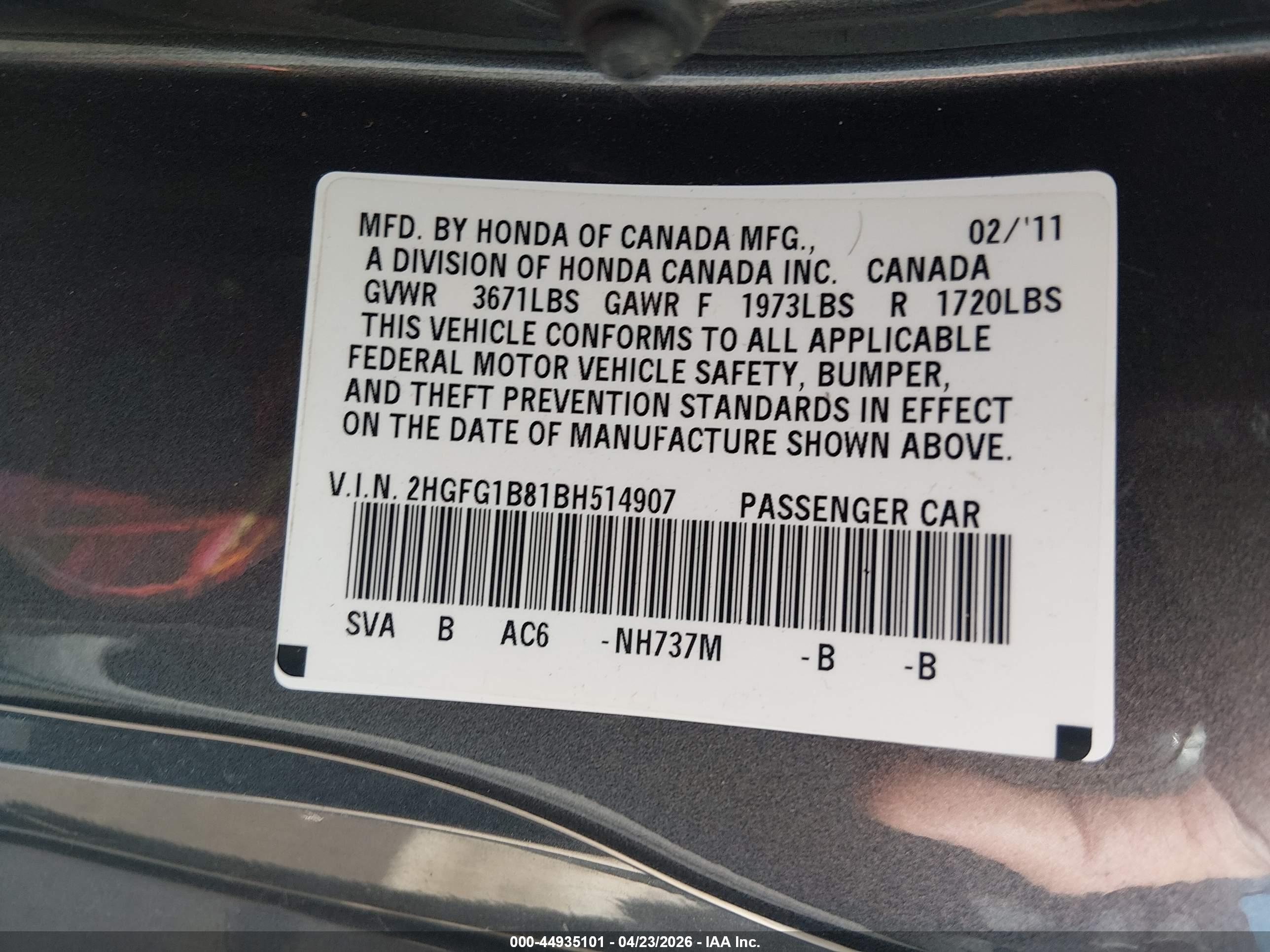 HONDA CIVIC image 9