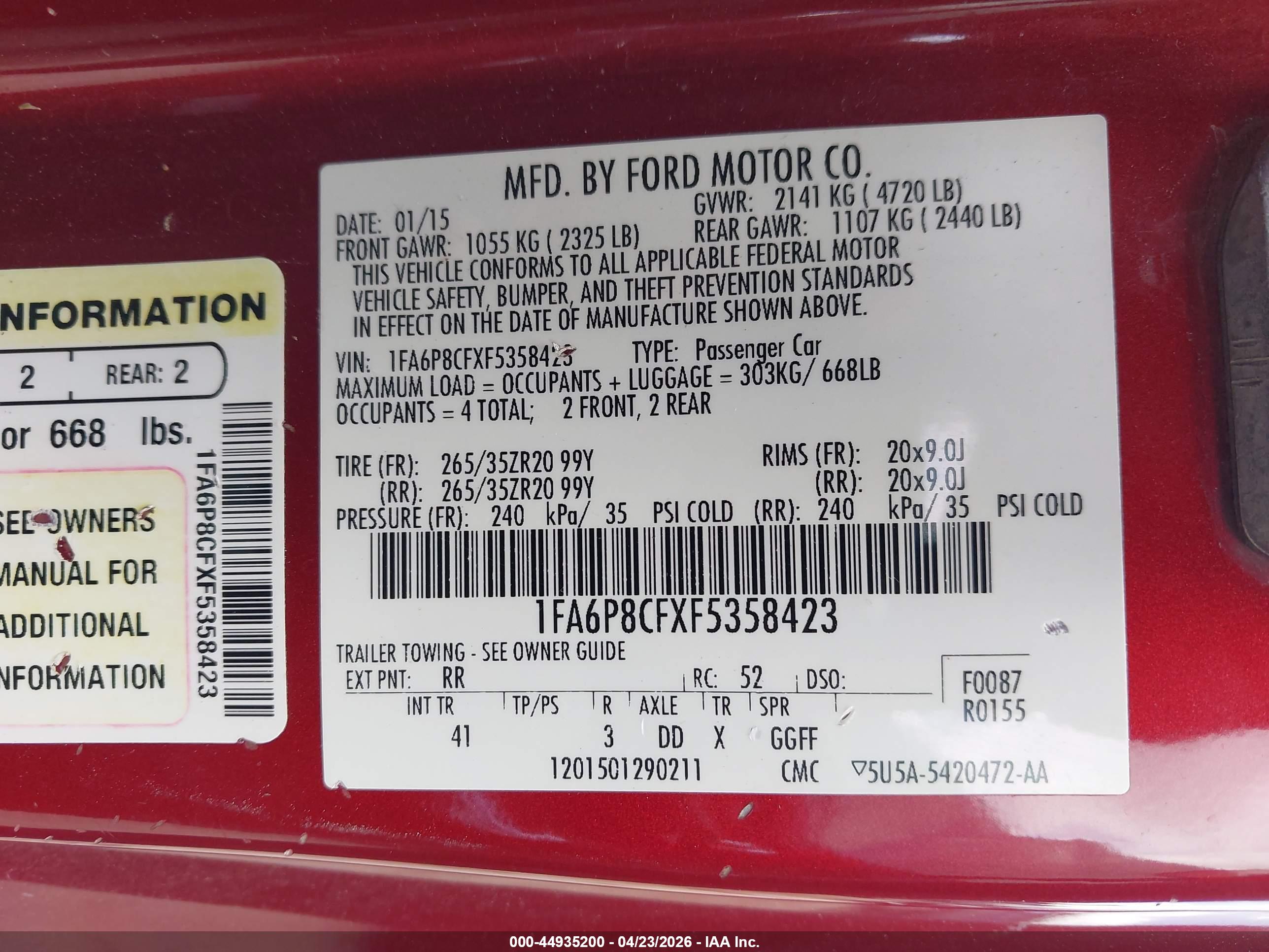 FORD MUSTANG image 9