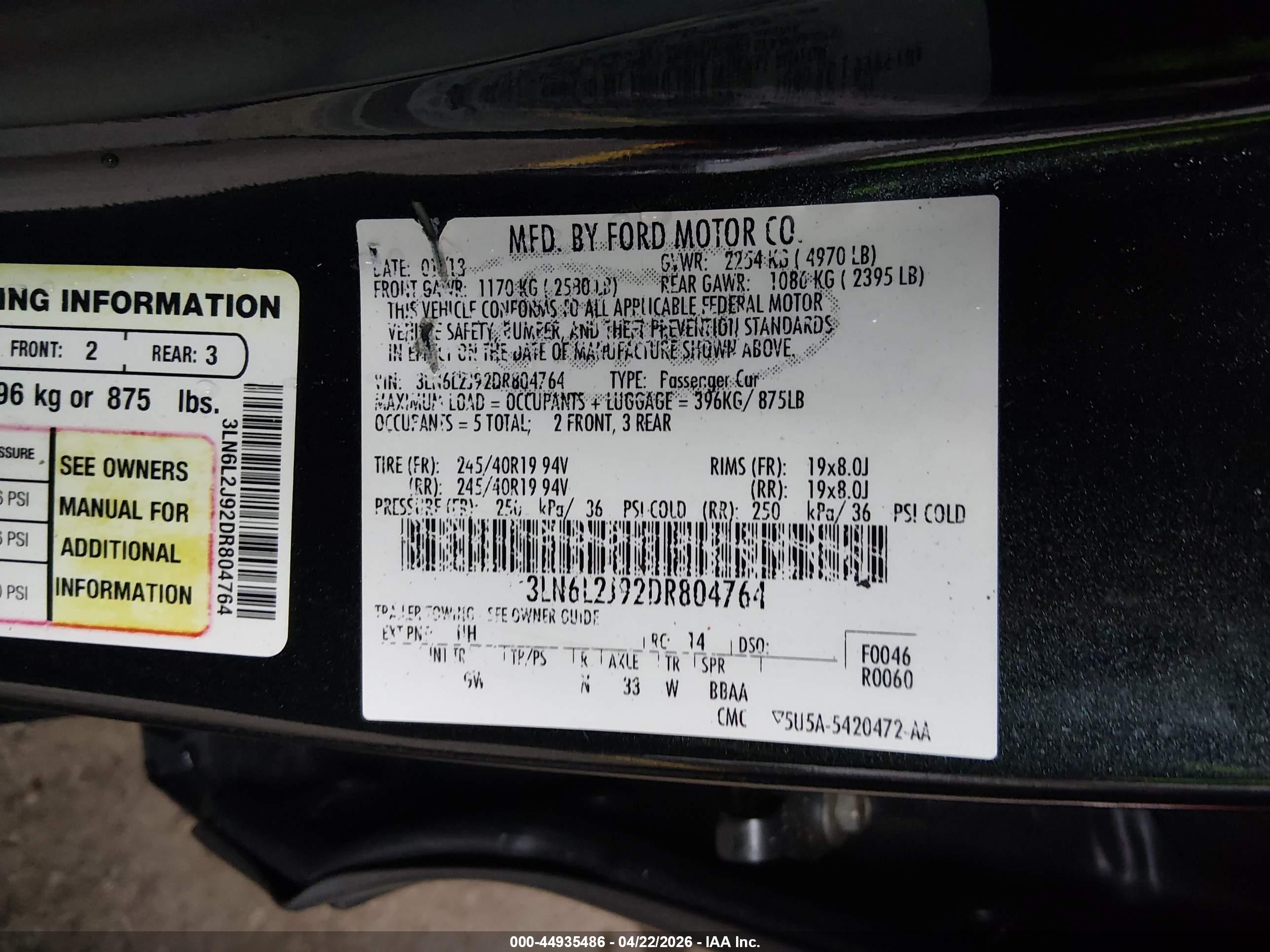 LINCOLN MKZ image 9