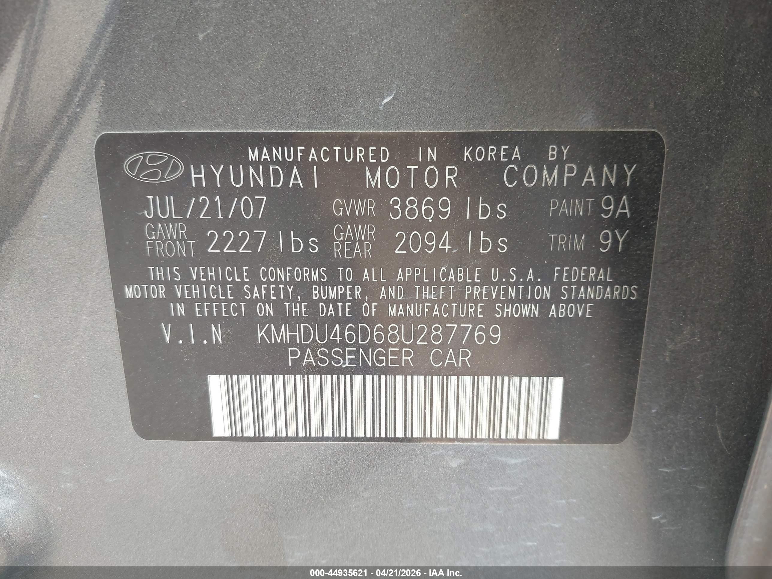HYUNDAI ELANTRA image 9