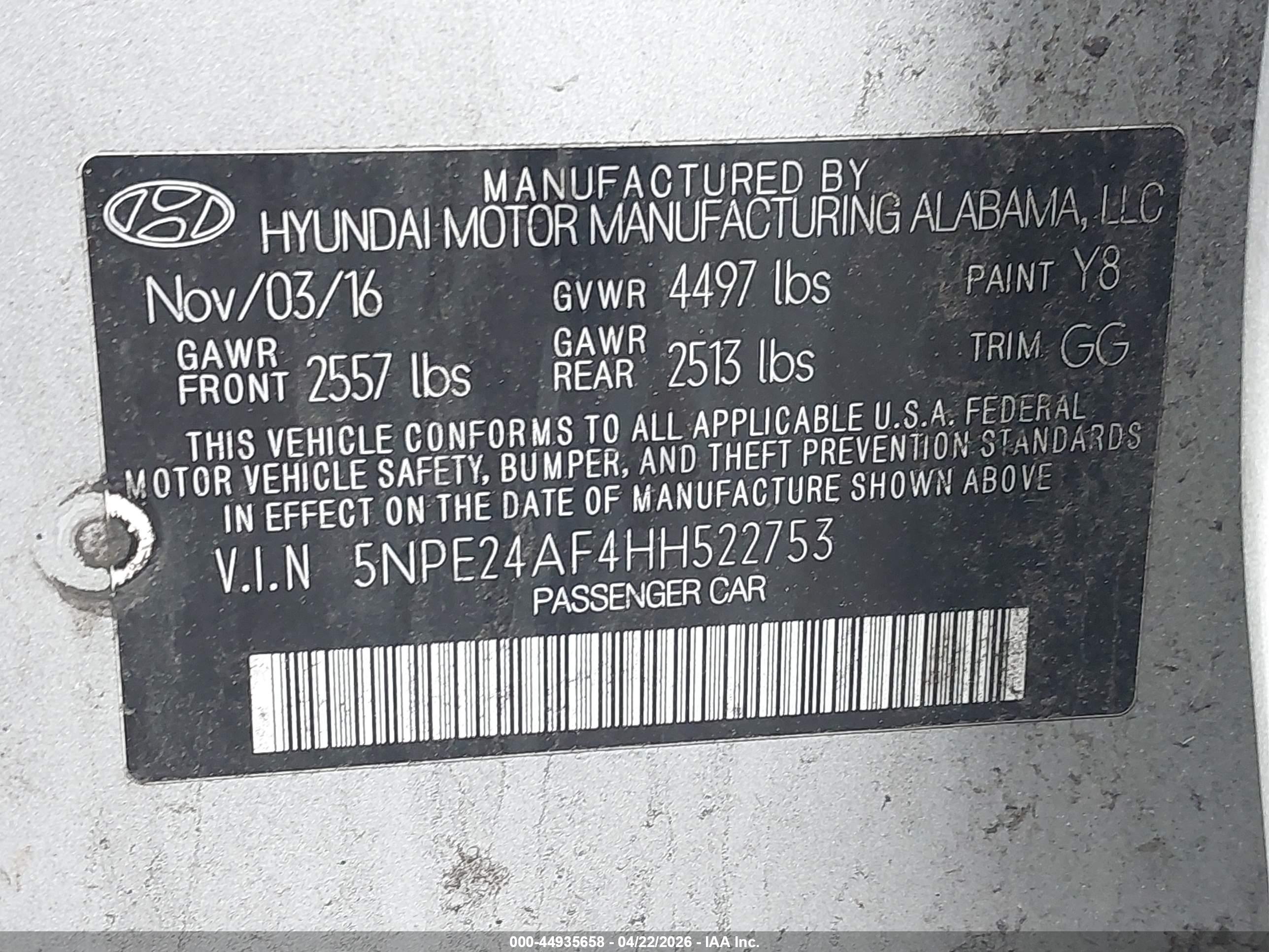 HYUNDAI SONATA image 9