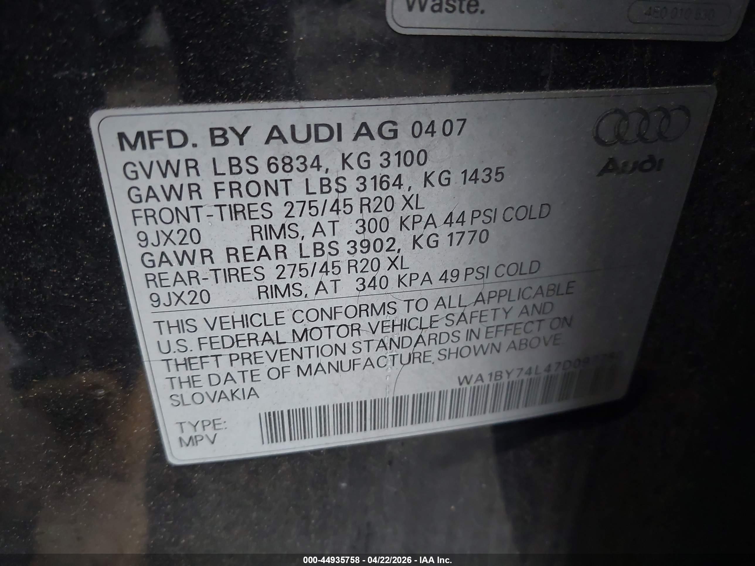 AUDI Q7 image 9