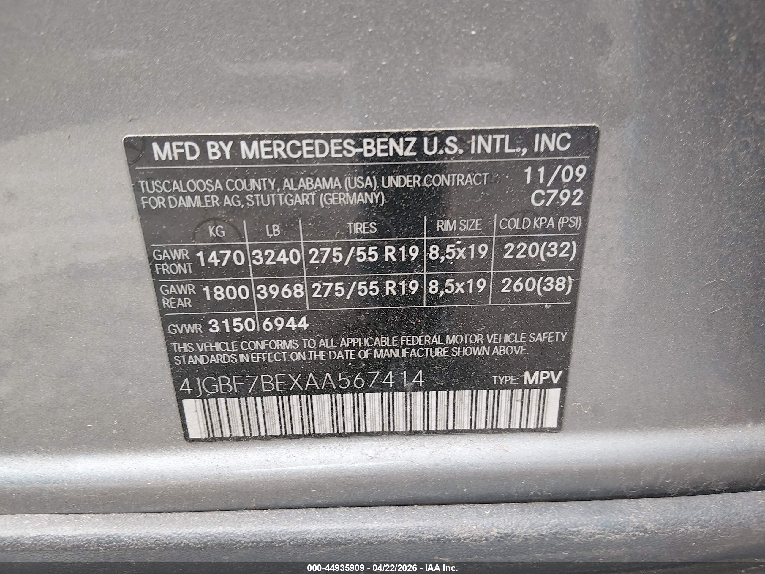 MERCEDES-BENZ GL image 9