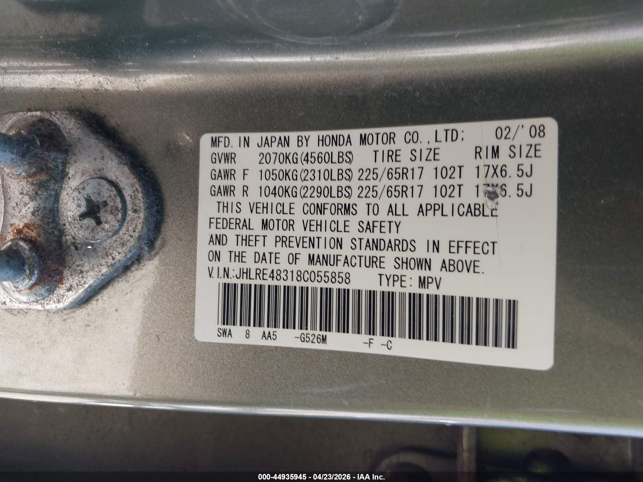 HONDA CR-V image 9