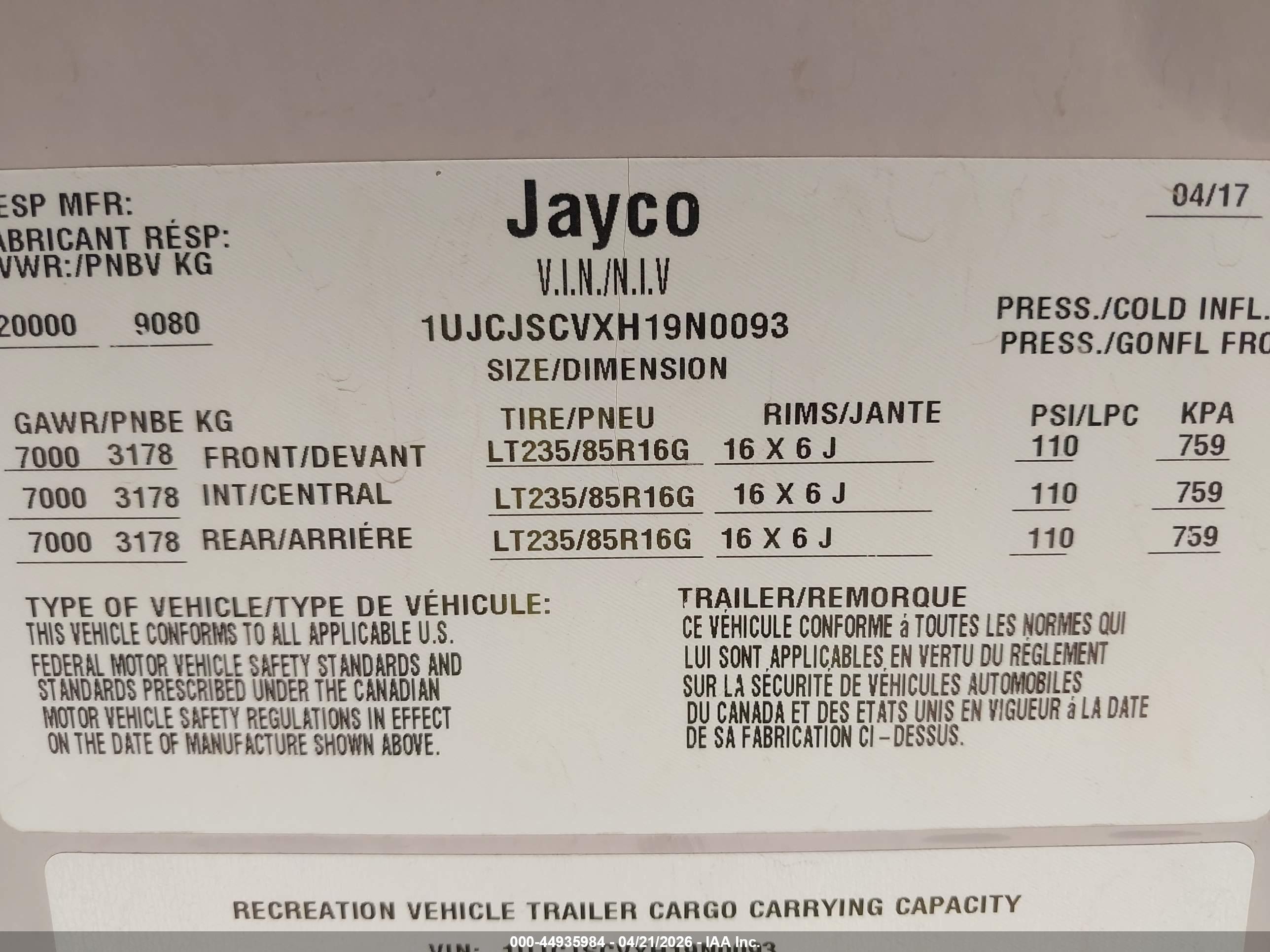 JAYCO SEISMIC image 9