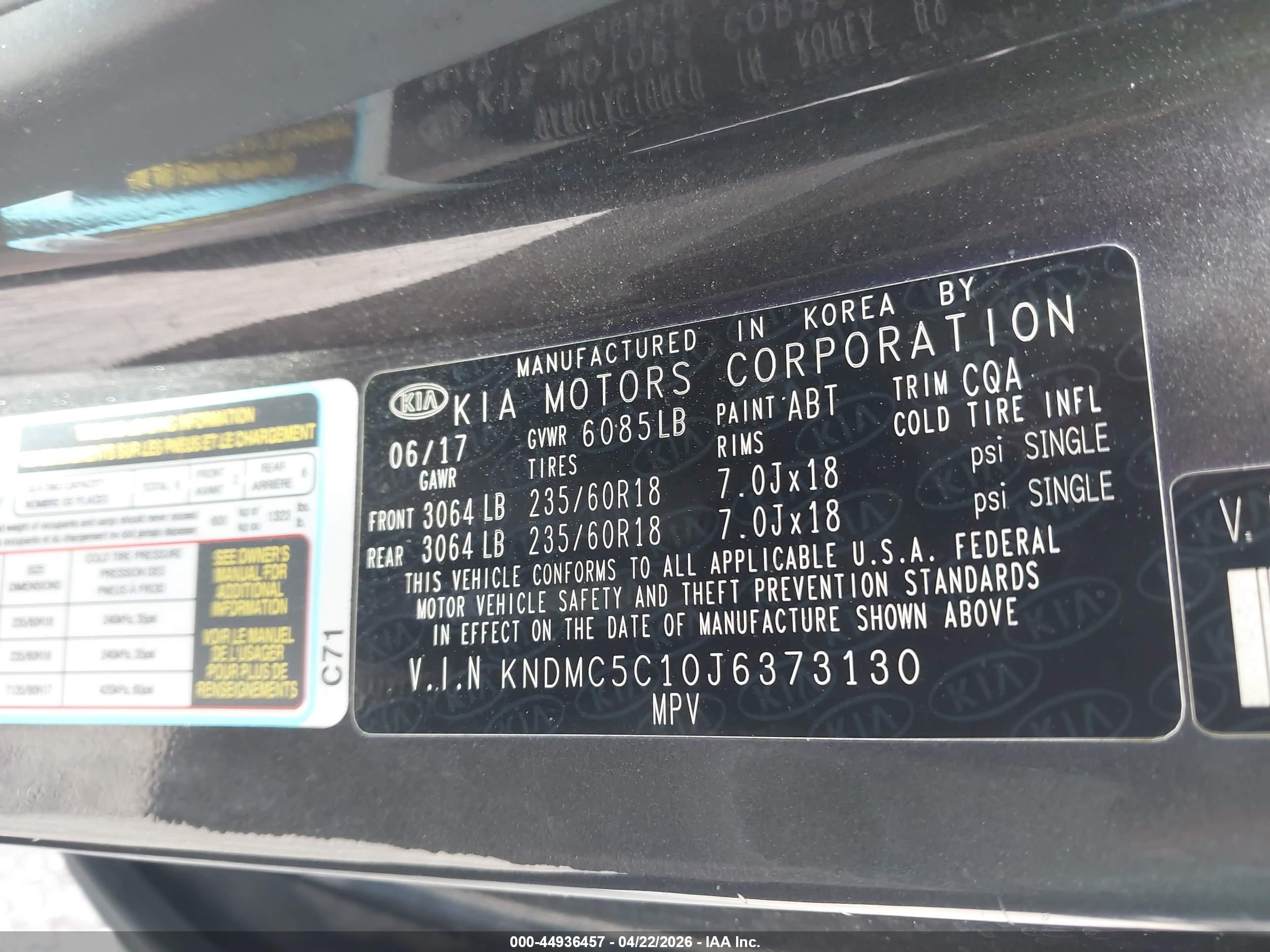 KIA SEDONA image 9