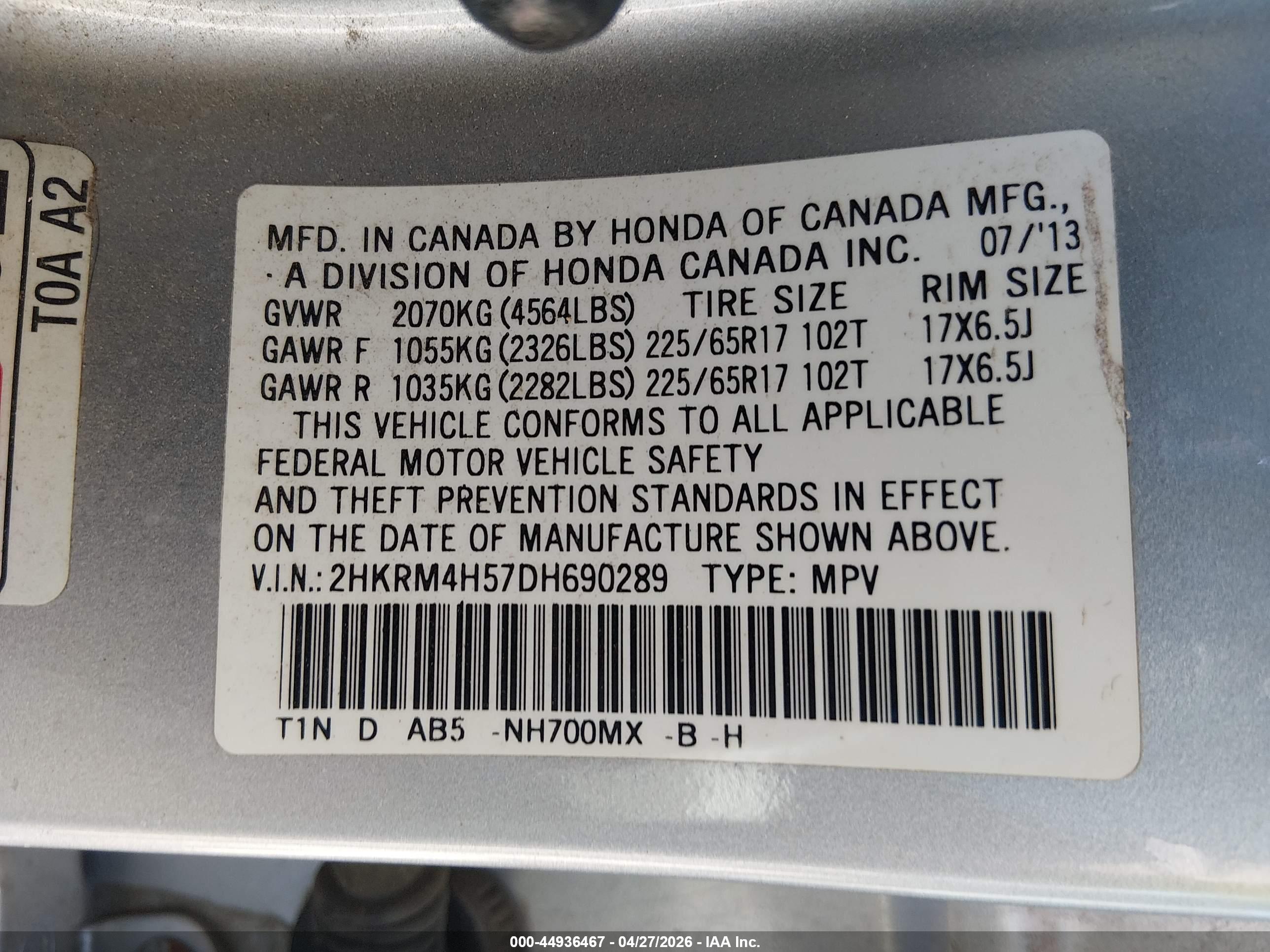 HONDA CR-V image 9