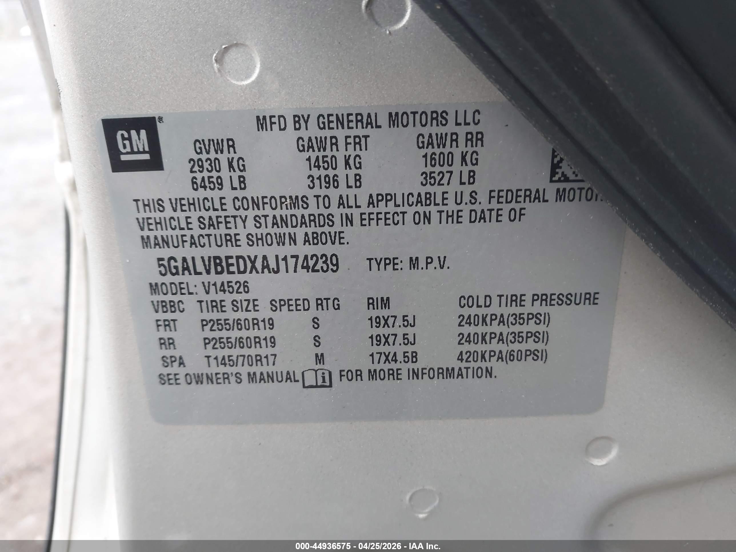 BUICK ENCLAVE image 9