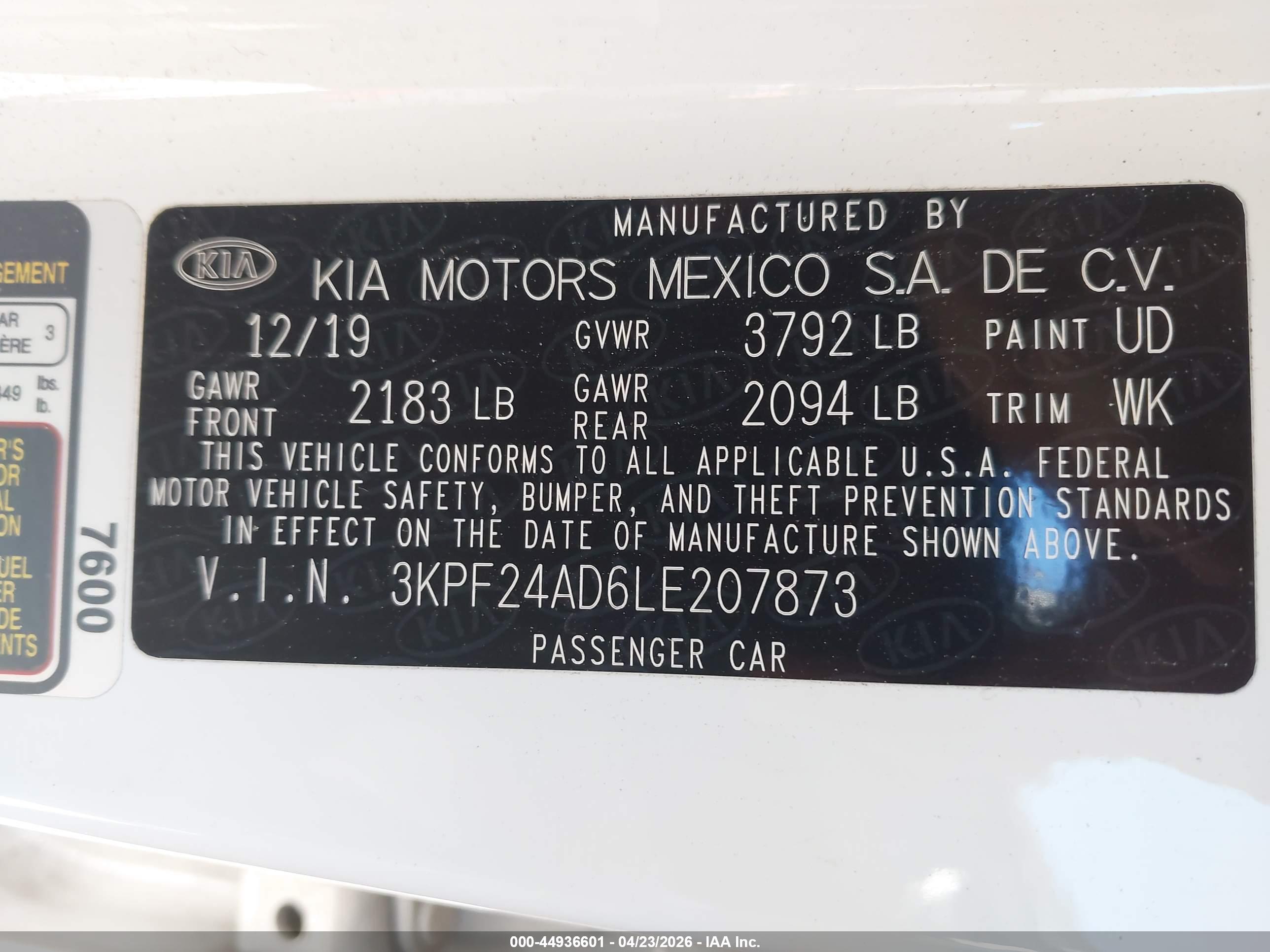 KIA FORTE image 9