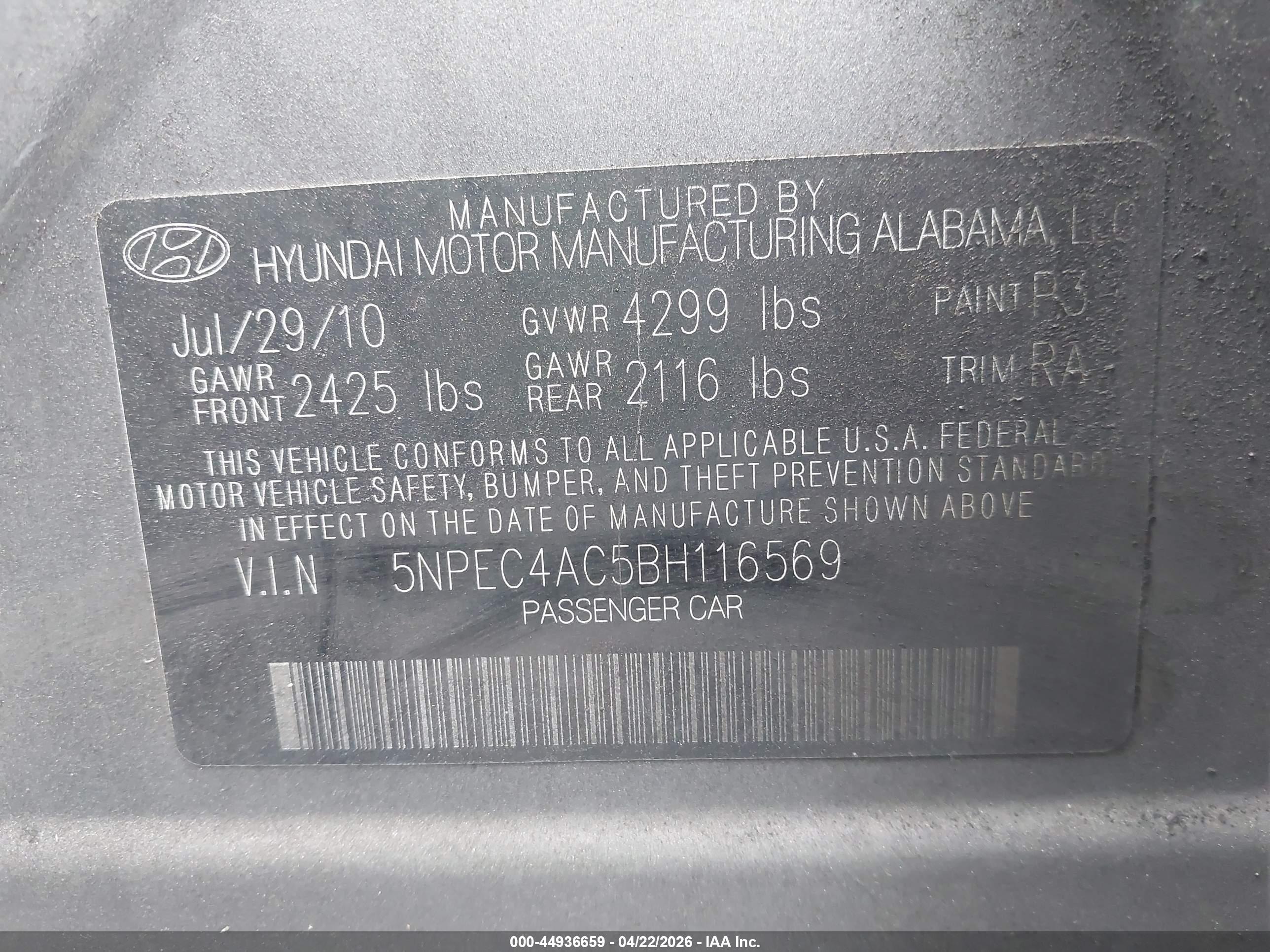 HYUNDAI SONATA image 9