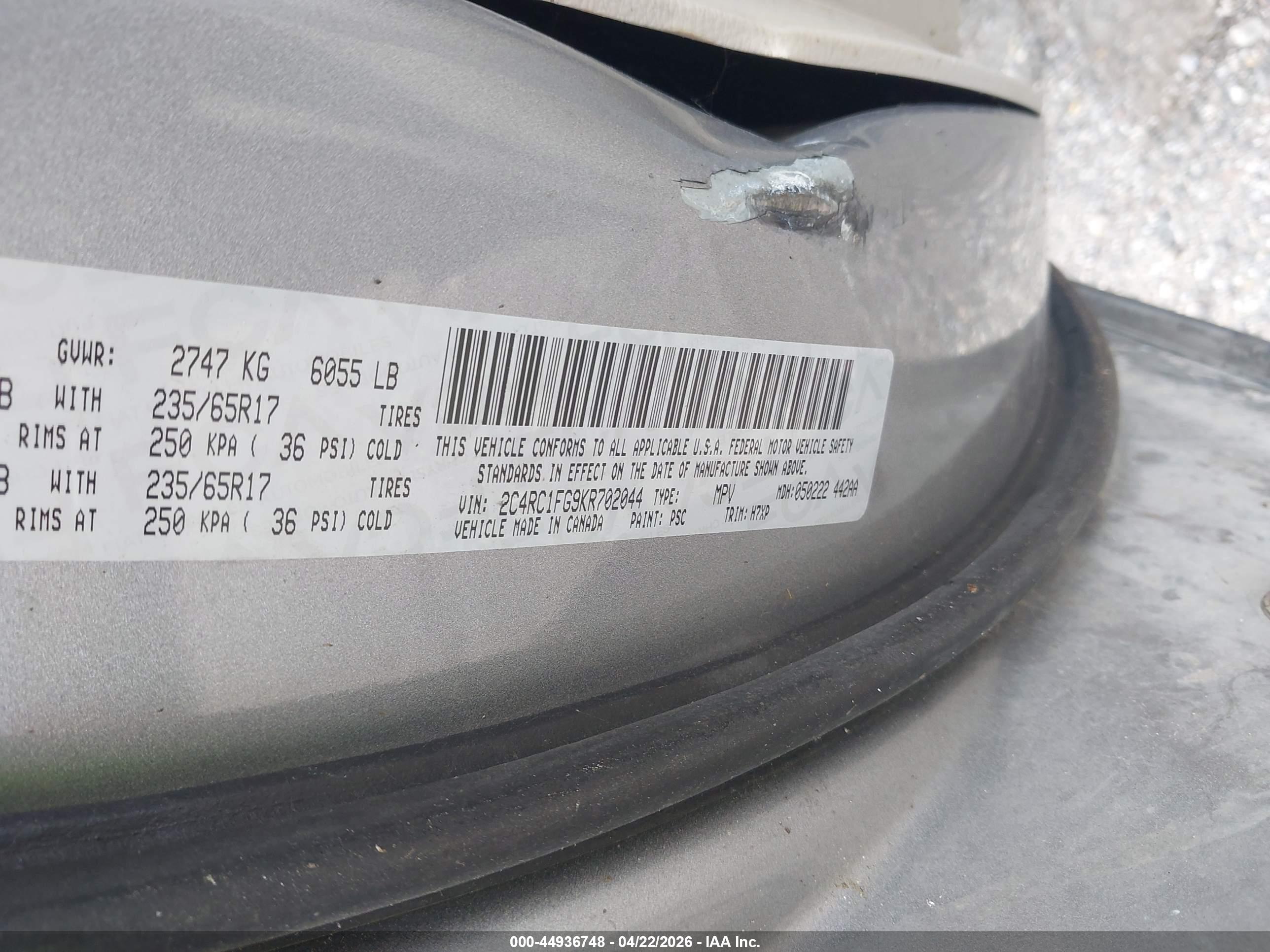 CHRYSLER PACIFICA image 9