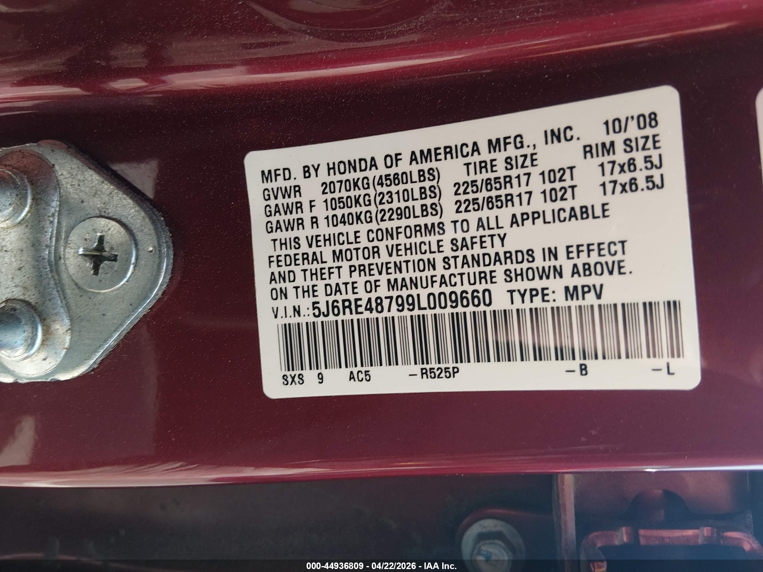 HONDA CR-V image 9