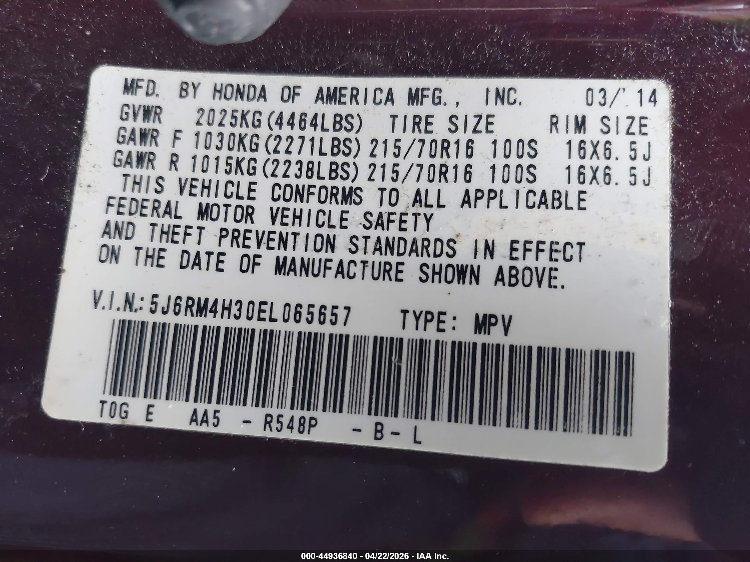HONDA CR-V image 9