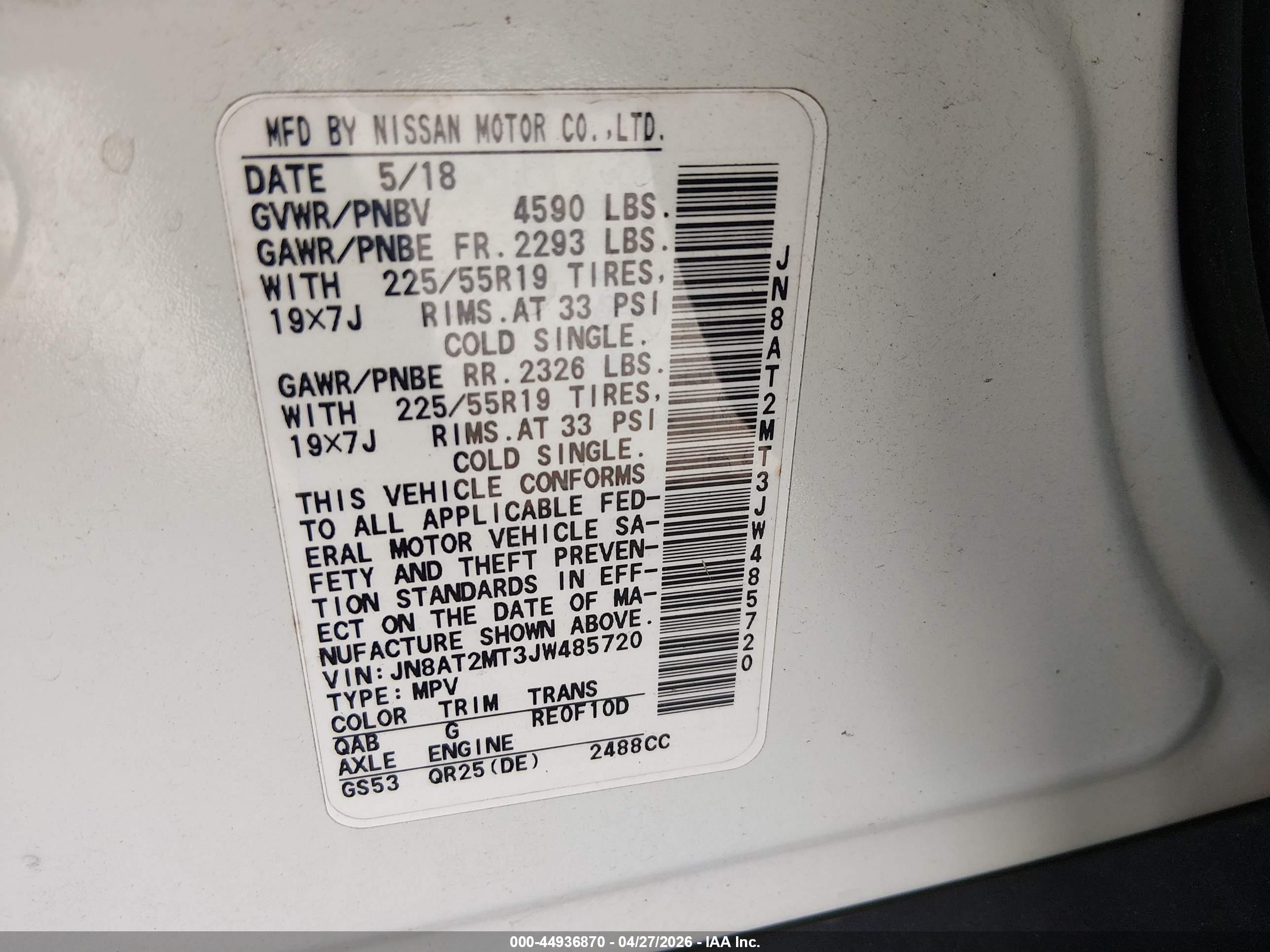 NISSAN ROGUE image 9