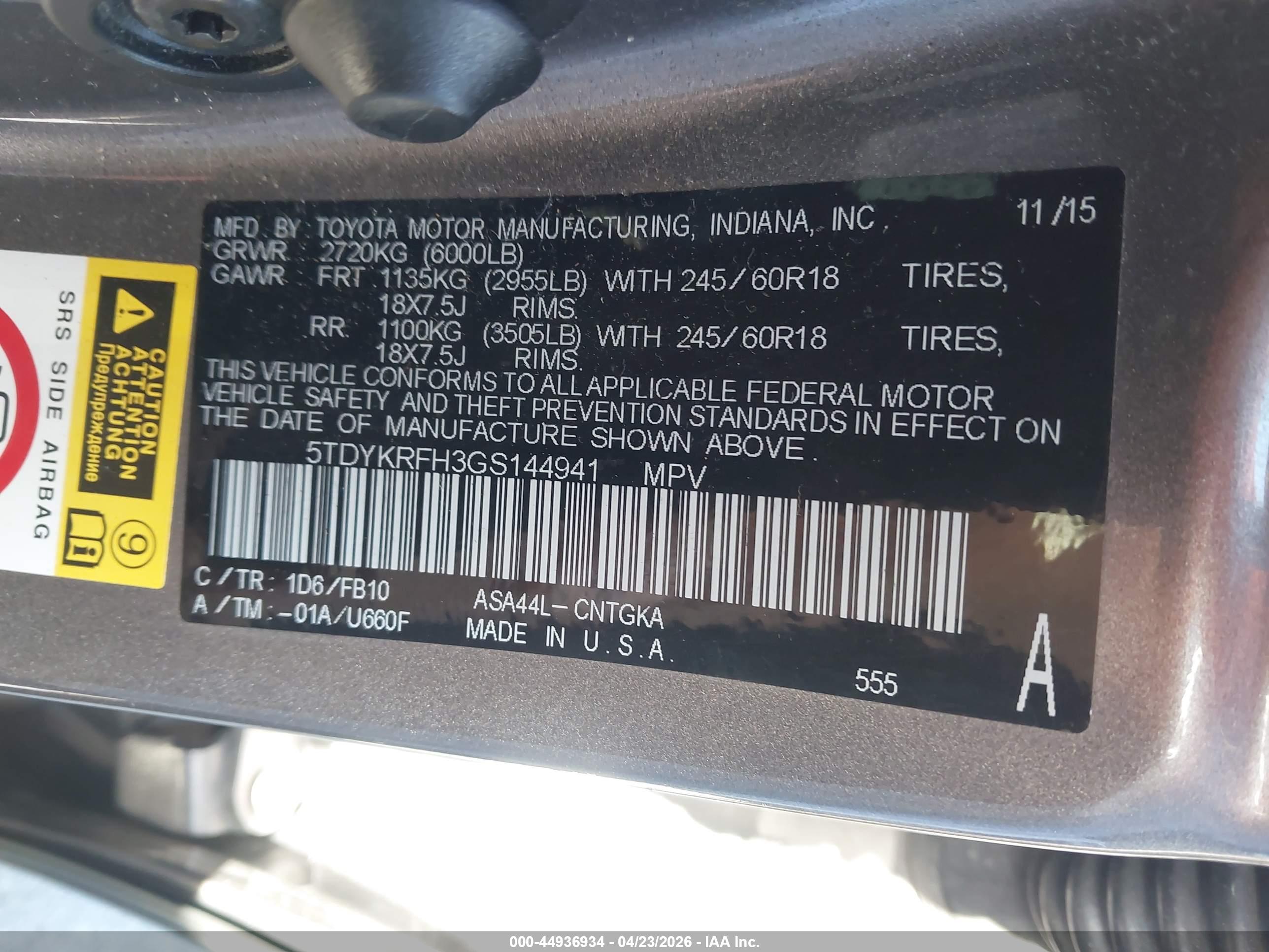 TOYOTA HIGHLANDER image 9