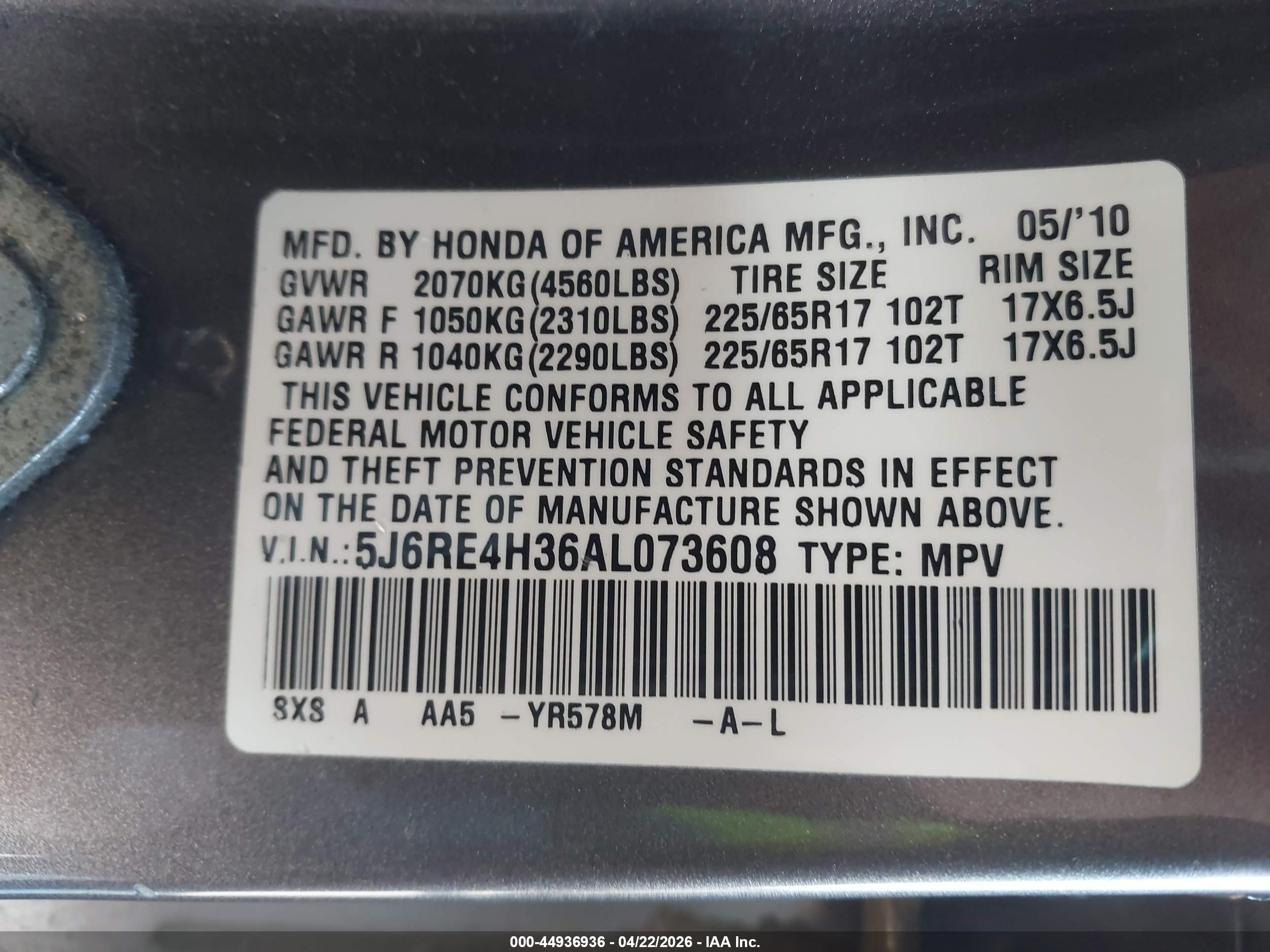 HONDA CR-V image 9