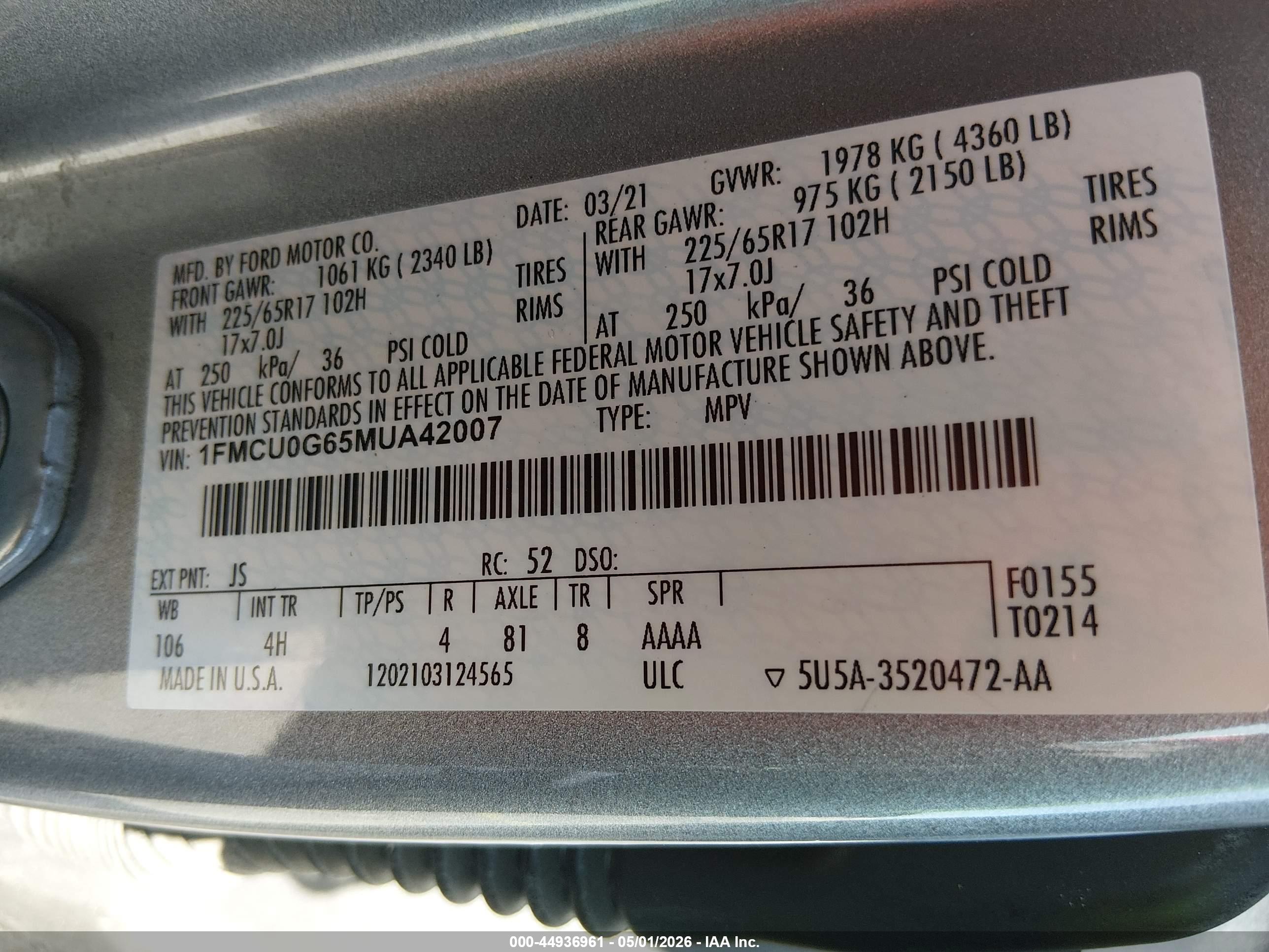 FORD ESCAPE image 9