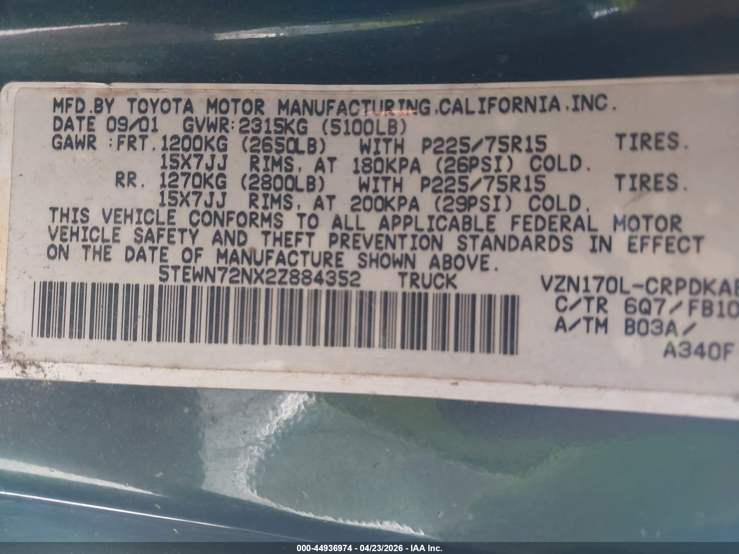 TOYOTA TACOMA image 9
