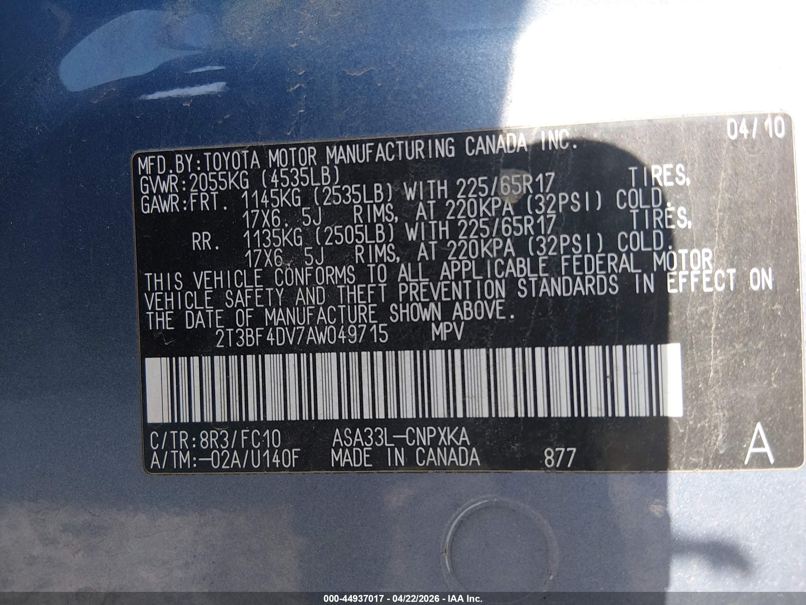 TOYOTA RAV4 image 9