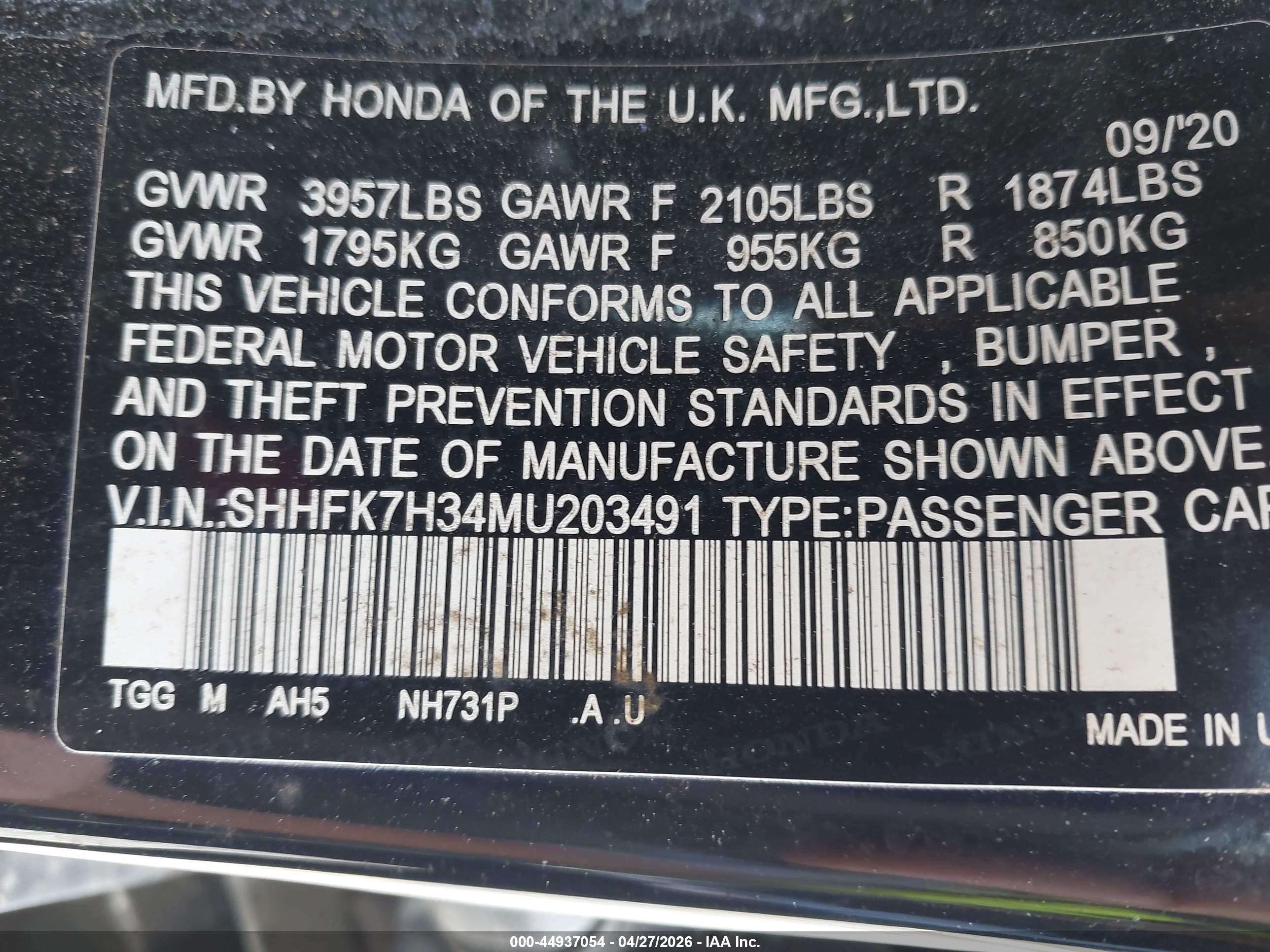 HONDA CIVIC image 9