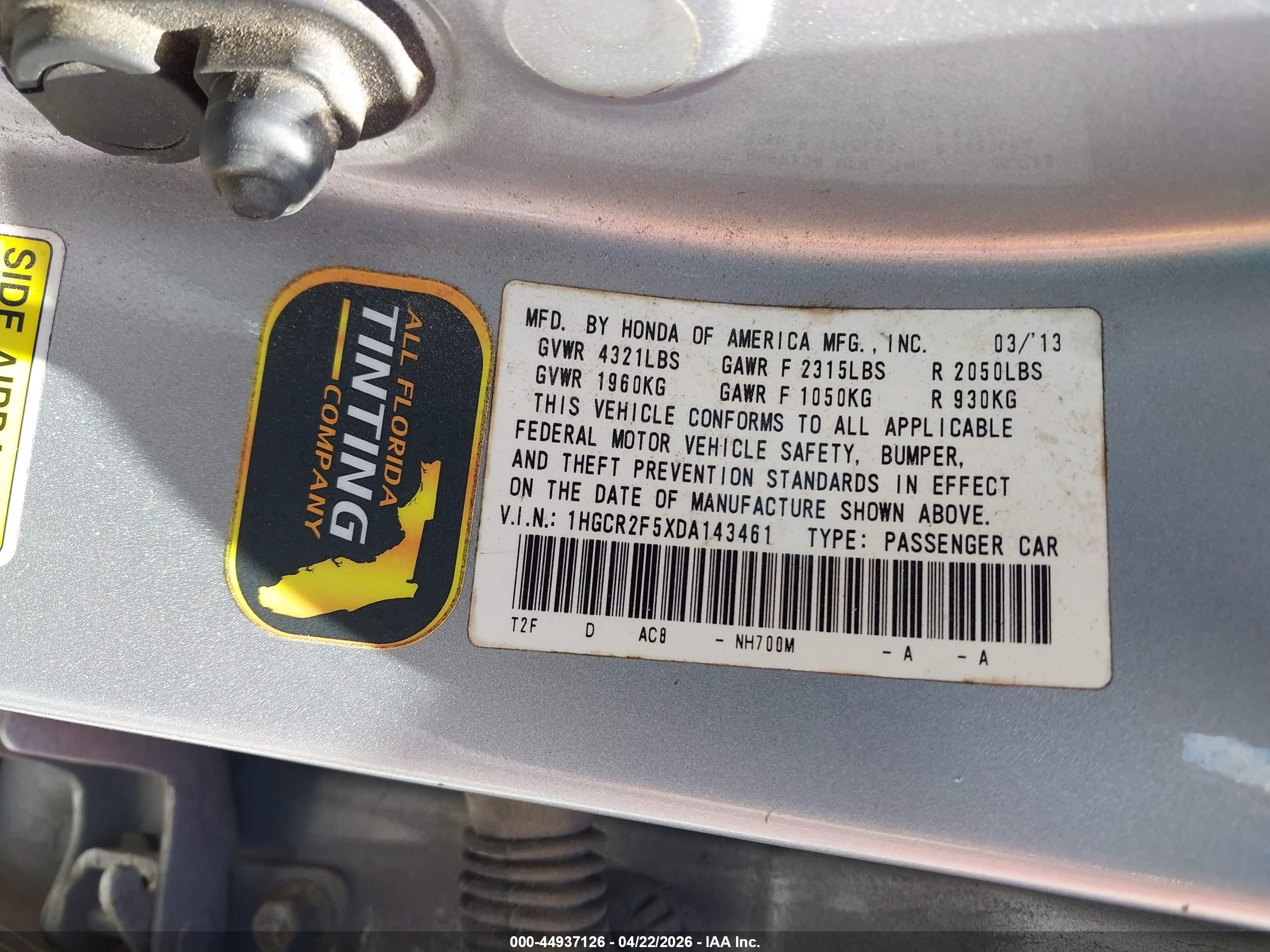 HONDA ACCORD image 9