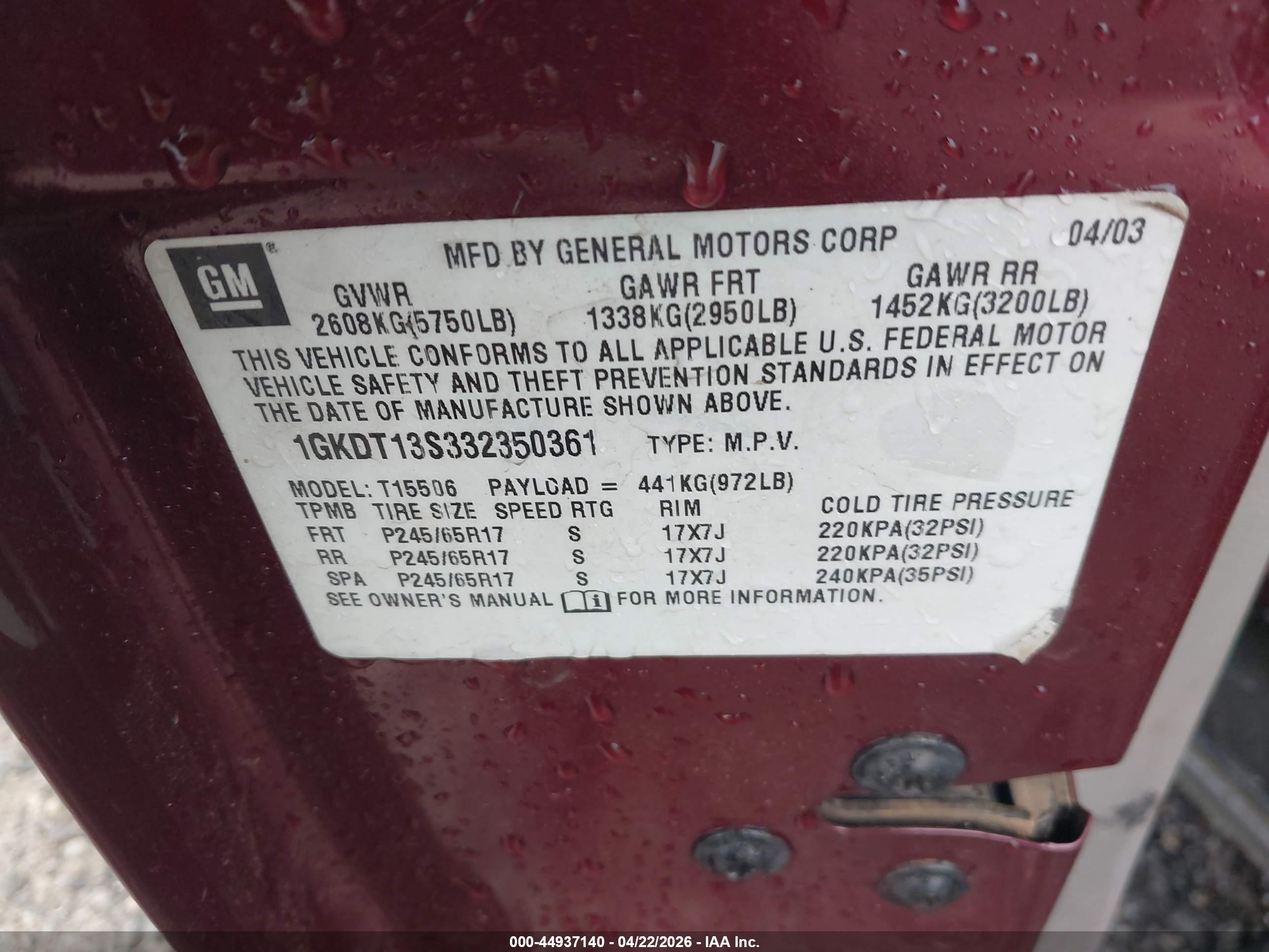 GMC ENVOY image 9