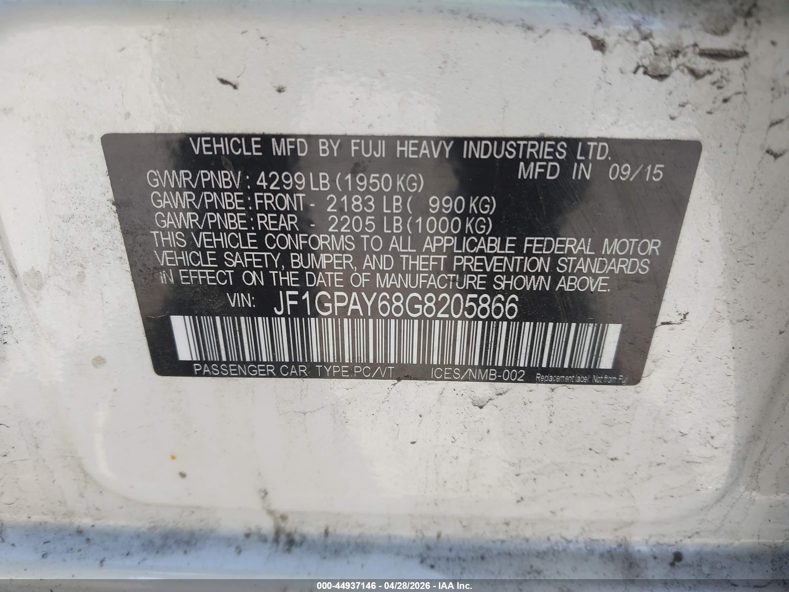 SUBARU IMPREZA image 9