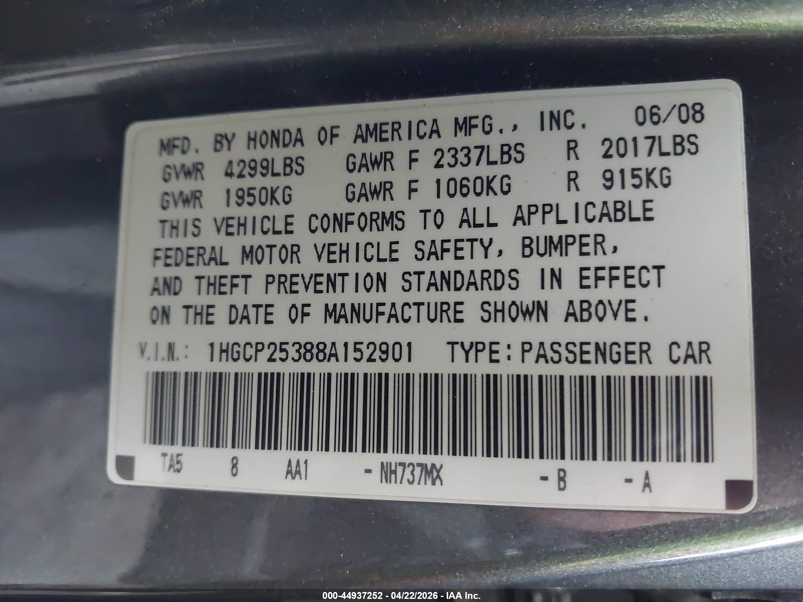 HONDA ACCORD image 9