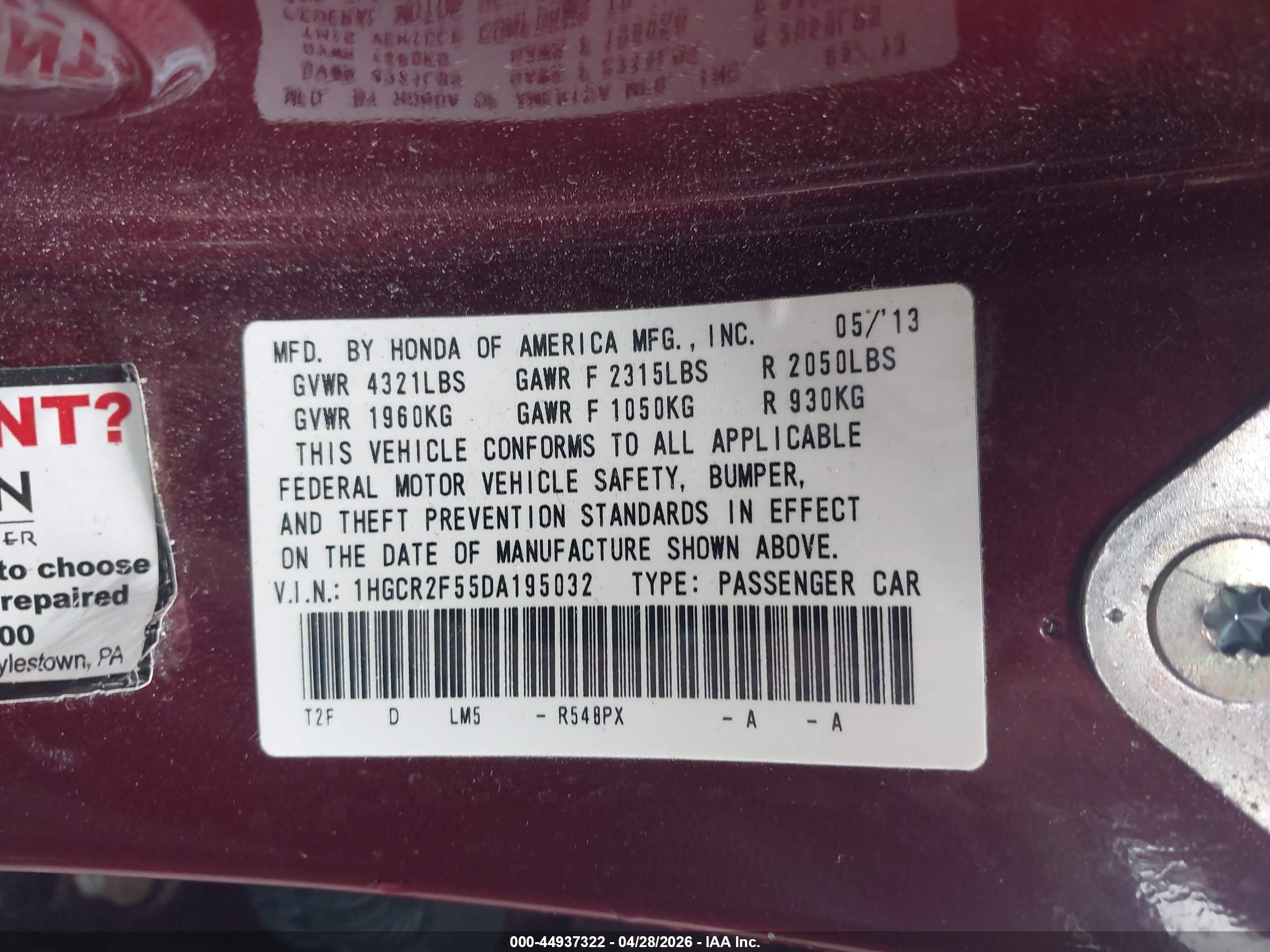 HONDA ACCORD image 9