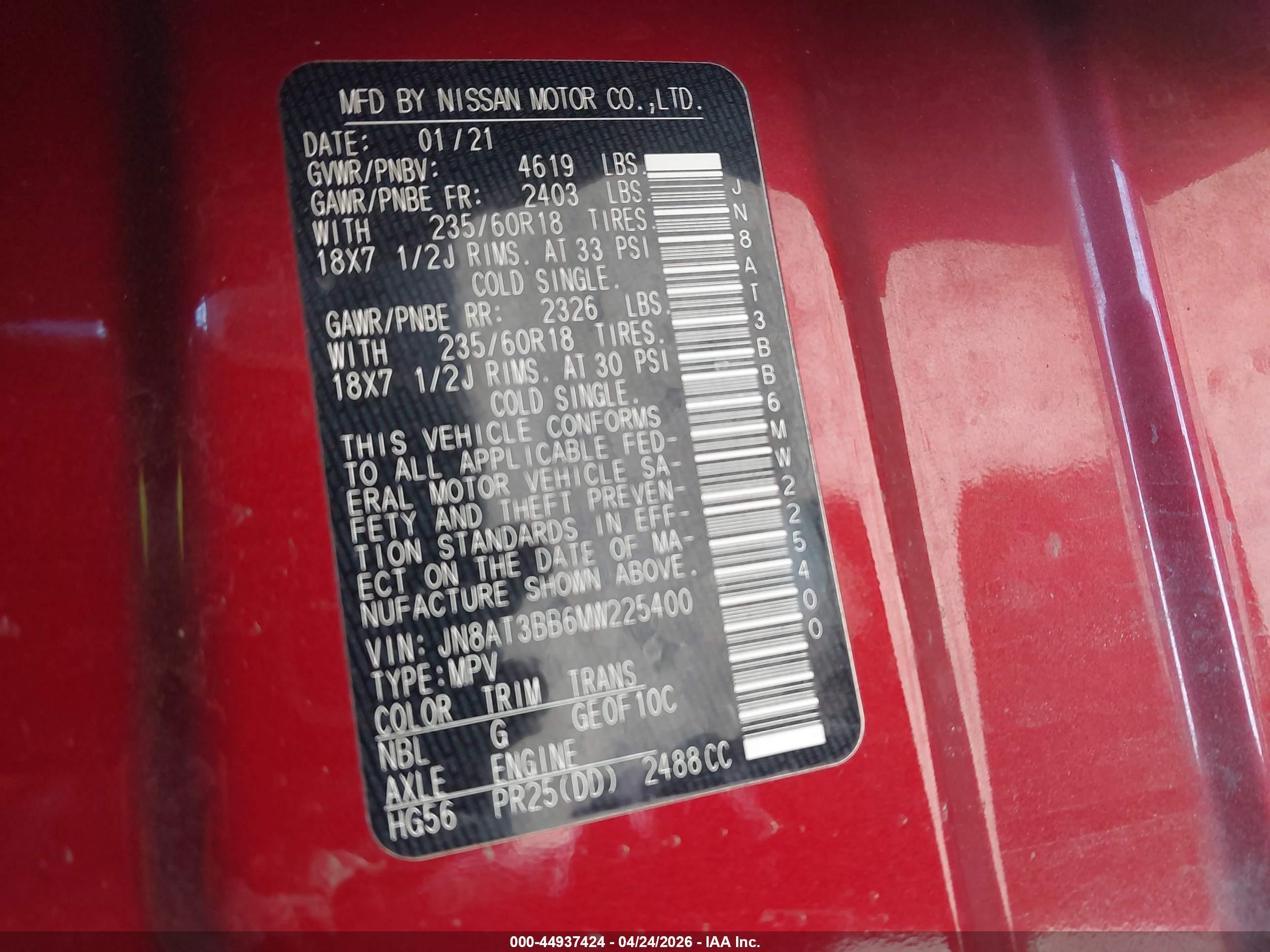 NISSAN ROGUE image 9